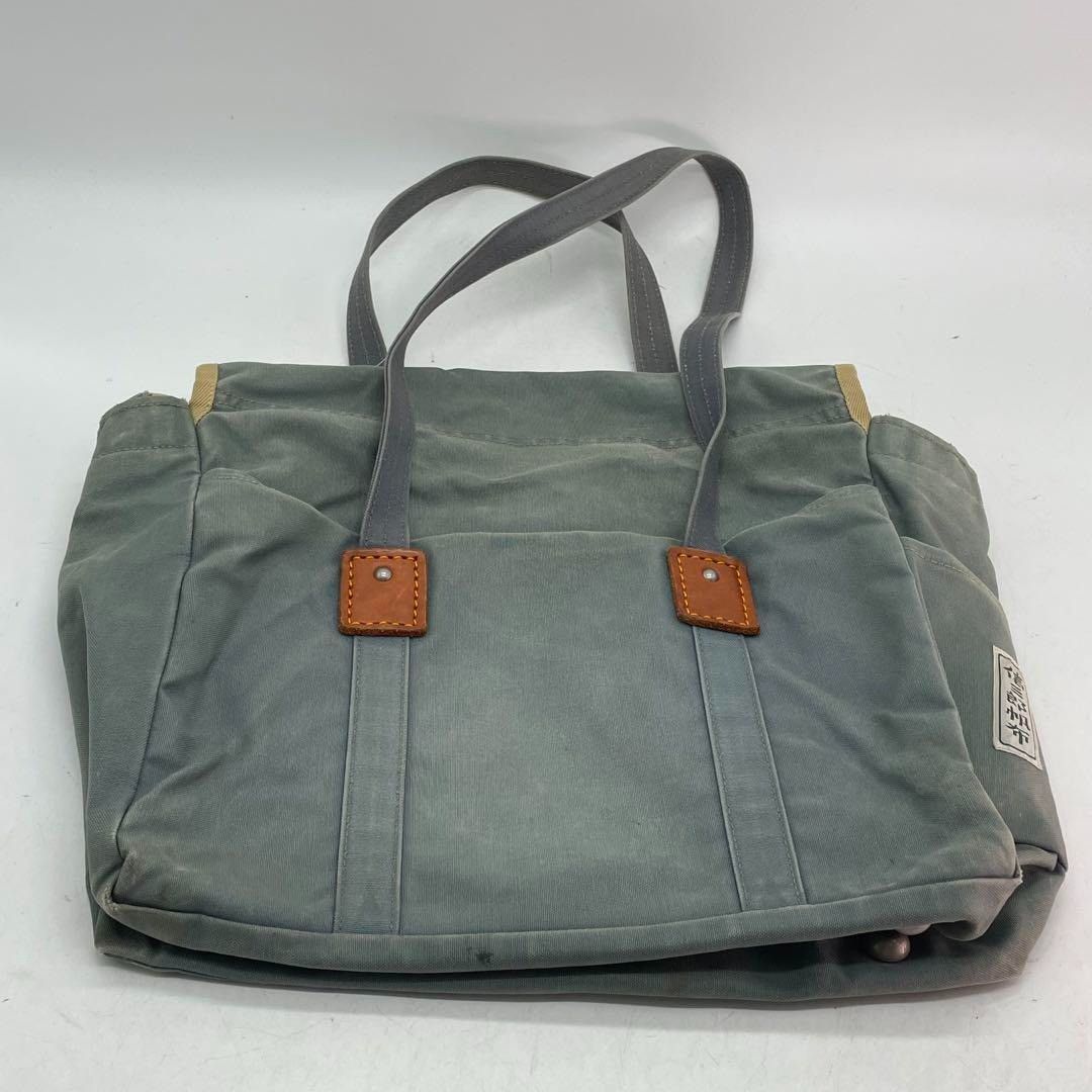 Ichizawa Shinzaburo Hanpu Shinzaburo Ichizawa Canvas Tote Bag Blue Gray Size ONE SIZE - 4 Thumbnail