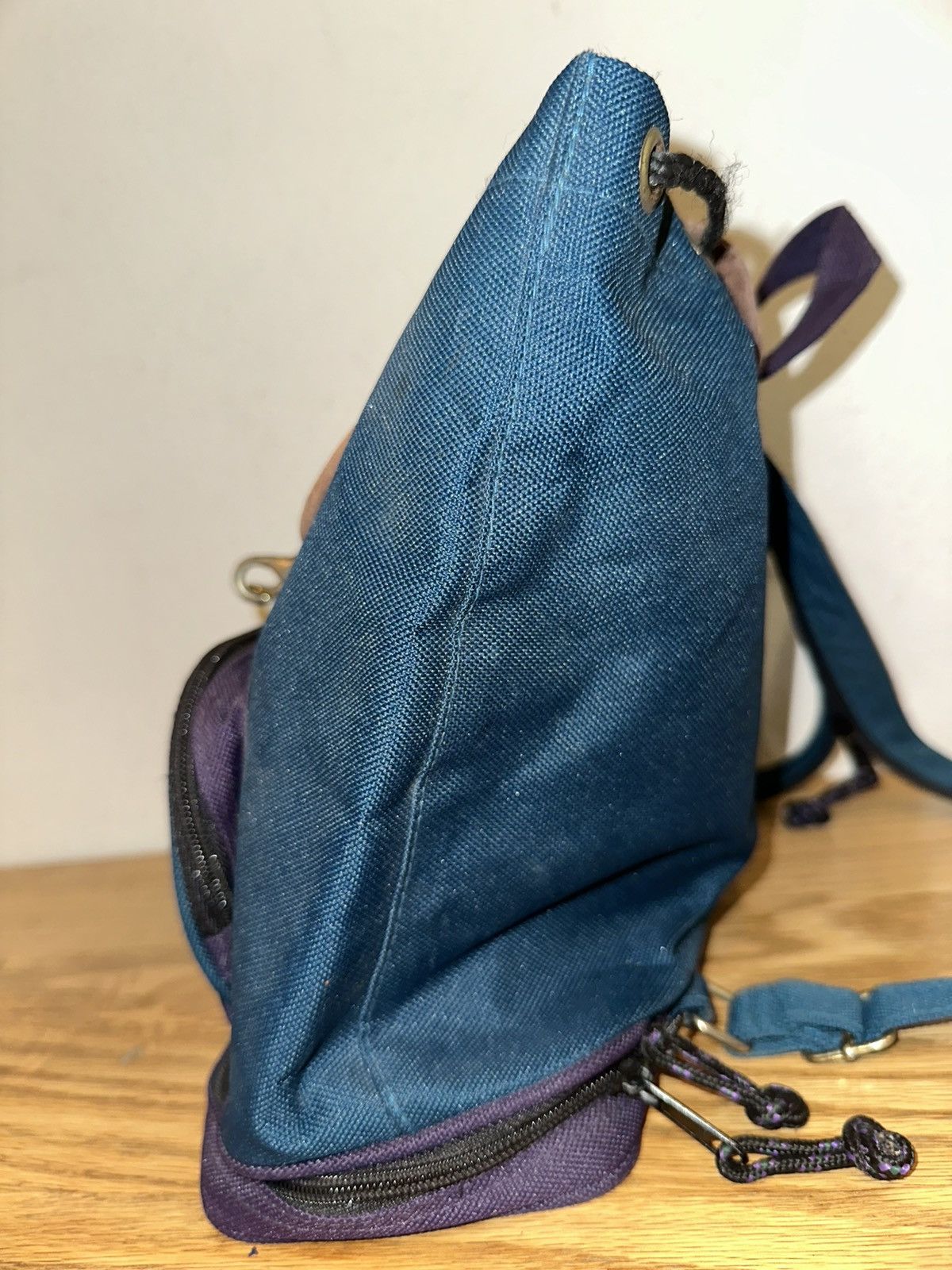 Other Vintage Mini Teal Eggplant Backpack Size ONE SIZE - 2 Thumbnail