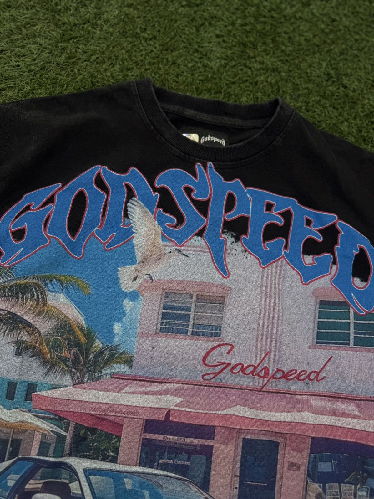 Godspeed Godspeed Black Miami Car Tee Shirt Size Small (NEW) Size US S / EU 44-46 / 1 - 5 Thumbnail