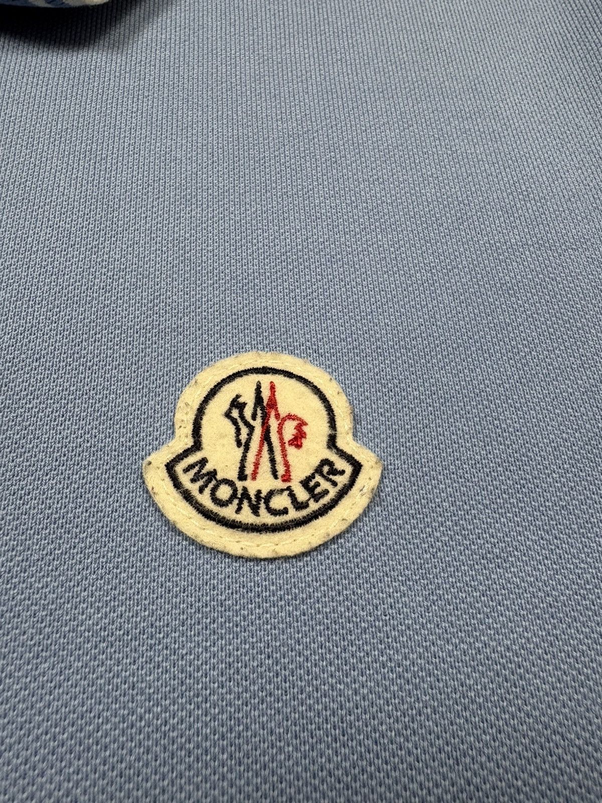 Moncler Moncler Maglia Polo Manica Corta Logo Patch Polo Shirt S Size US S / EU 44-46 / 1 - 6 Thumbnail