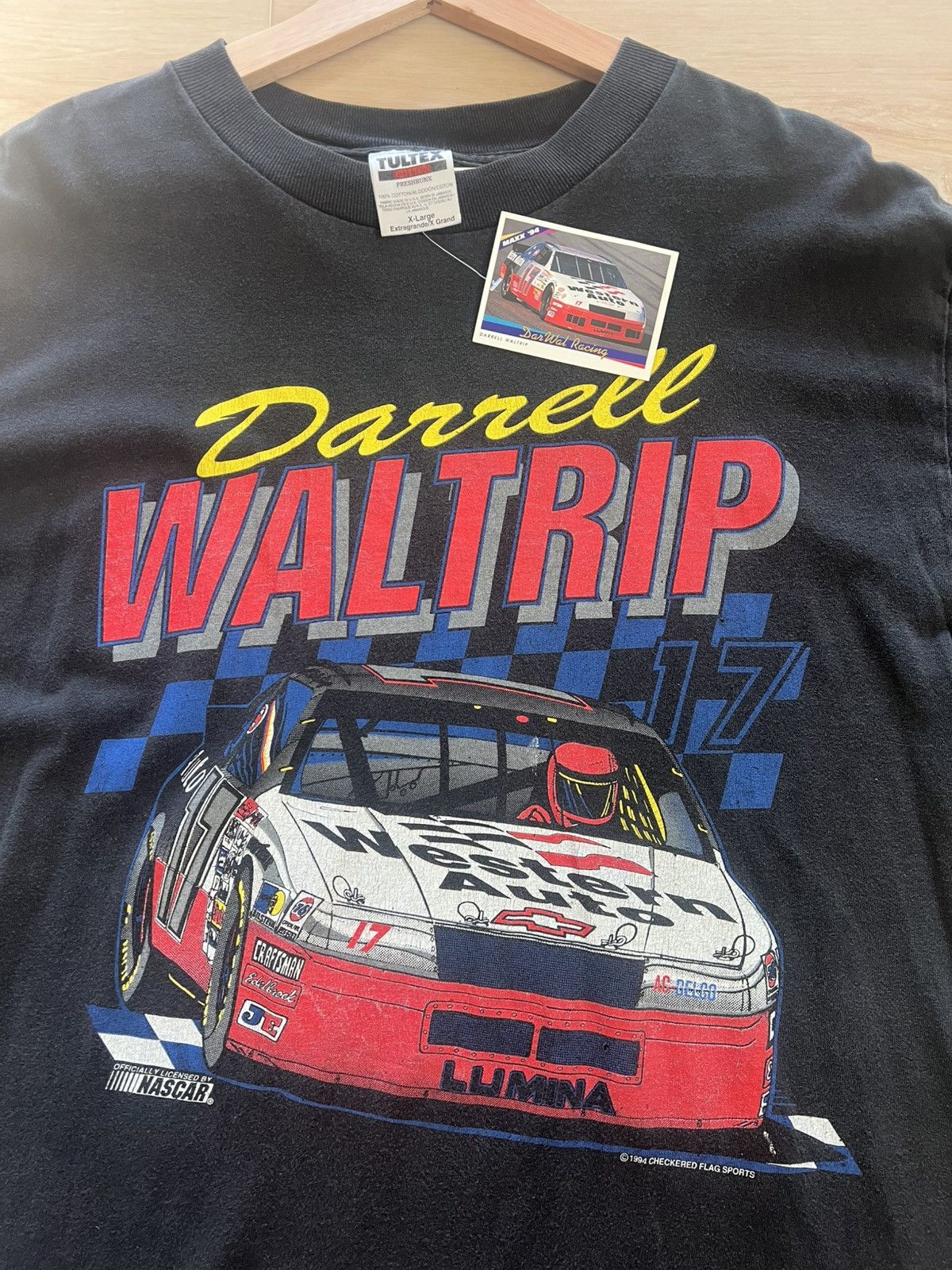 NASCAR 1994 vintage nascar darrell waltrip shirt size xl Size US XL / EU 56 / 4 - 2 Thumbnail