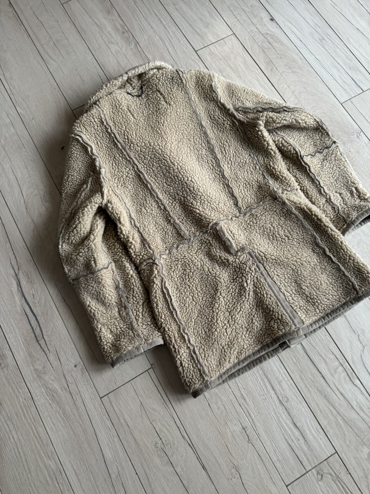 Maison Margiela Maison Margiela X H&M Ship Suit Pattern Cream Coat. Size US M / EU 48-50 / 2 - 9 Thumbnail