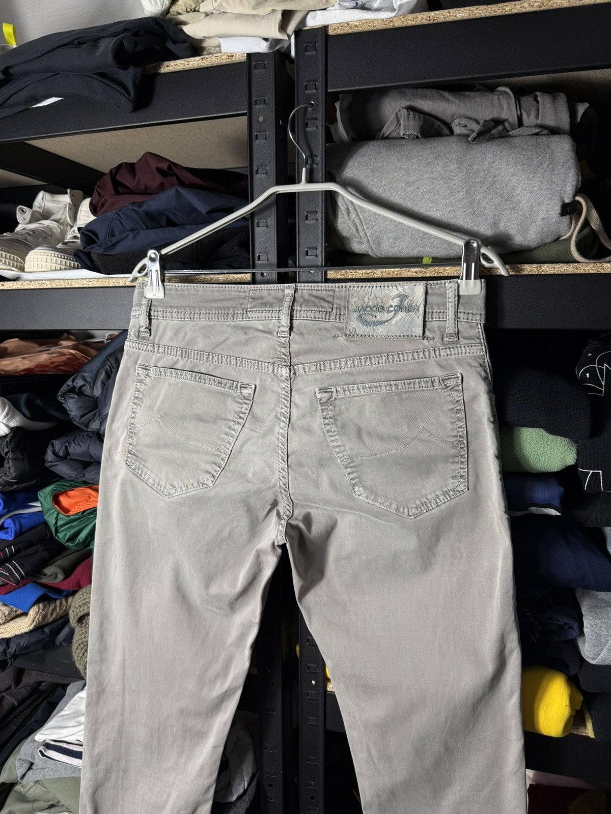 Jacob Cohen Jacob Cohen Jeans Grey Slim Fit Designer Denim Stretch Pants Size US 31 - 3 Thumbnail
