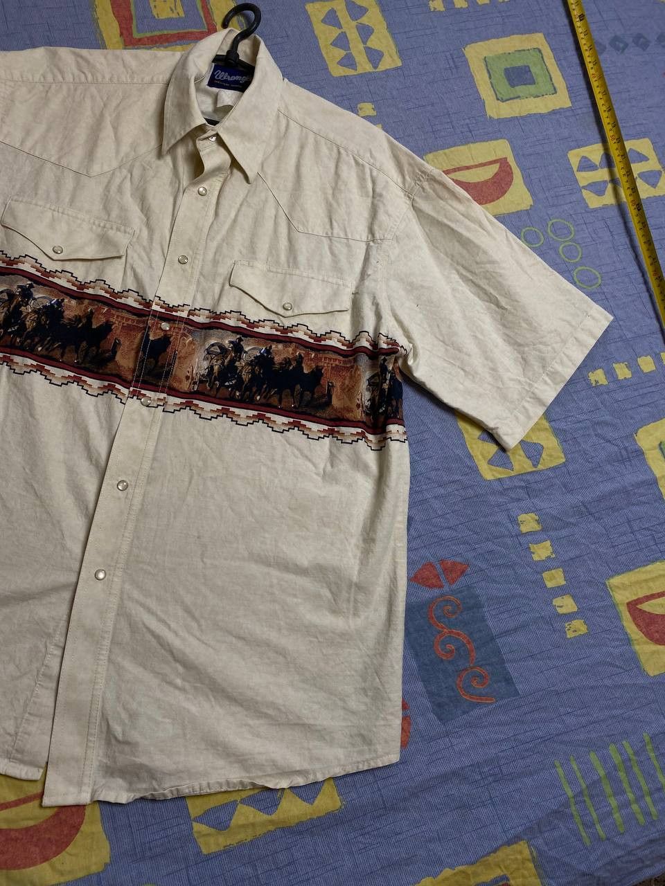 Vintage × Wrangler Vintage 90s Wrangler Shirt Size US L / EU 52-54 / 3 - 18 Thumbnail