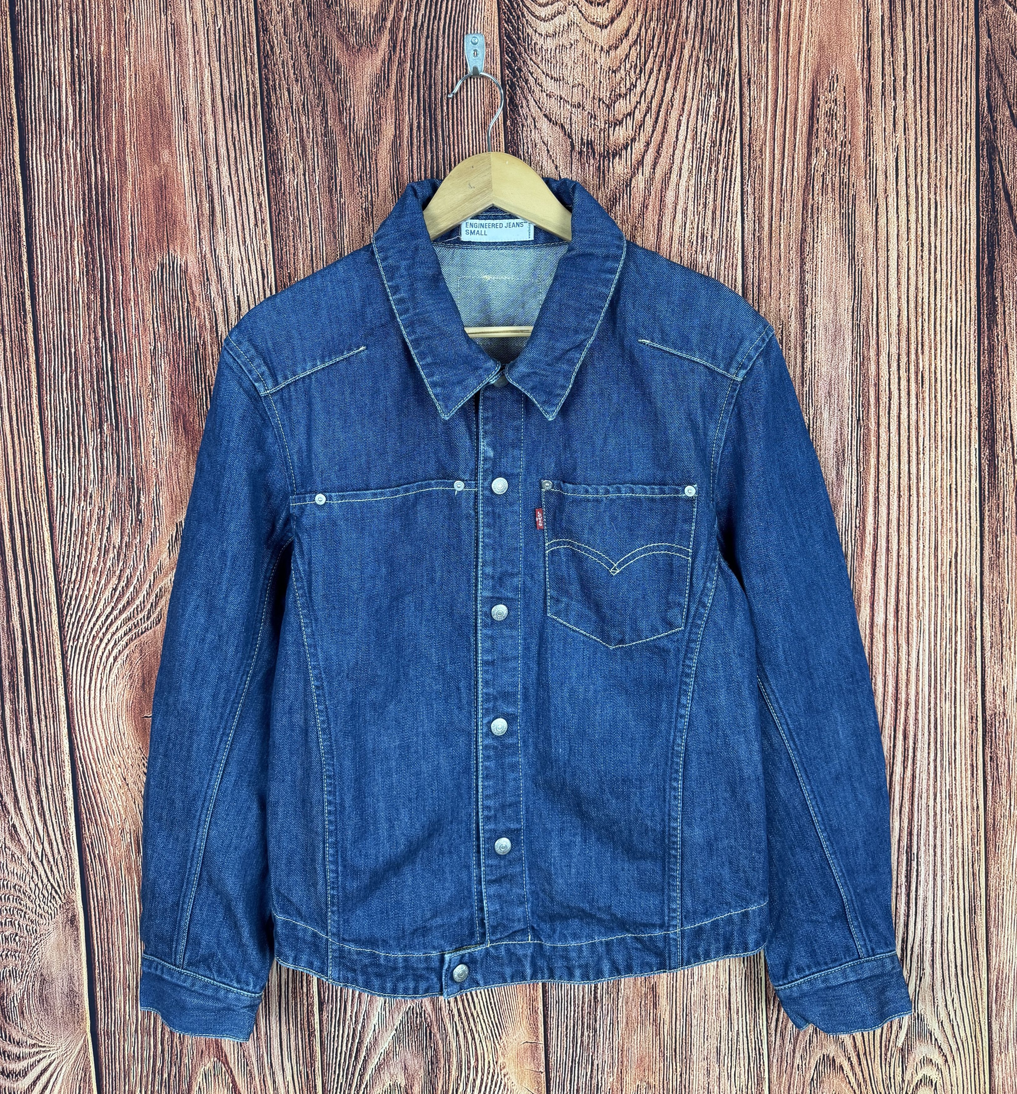 Levi's Vintage 90s Levis Engineered Denim Jacket Deadstock Size US S / EU 44-46 / 1 - 1 Thumbnail