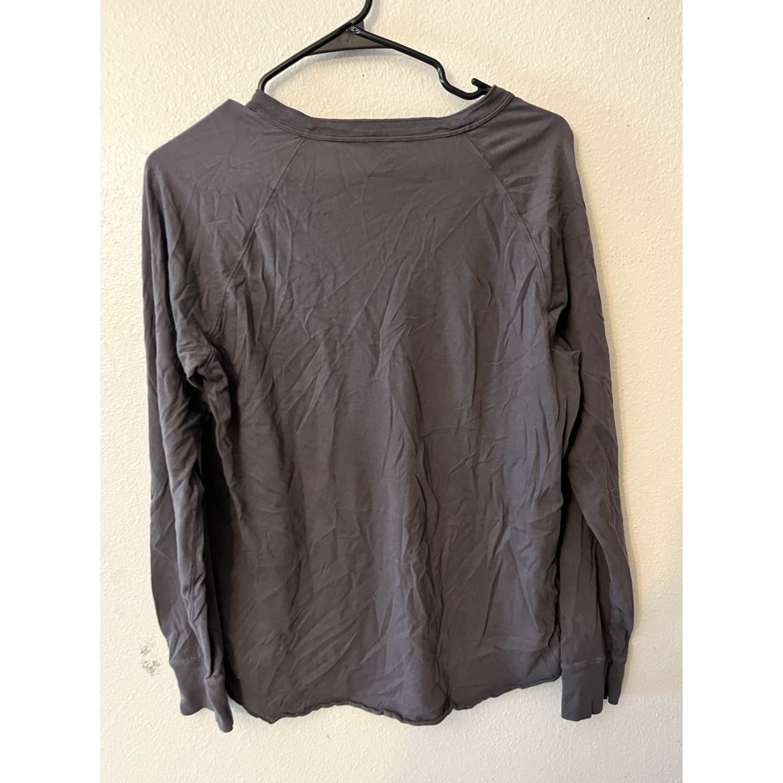 Gap Gap Henley Pullover Shirt Men S Charcoal Gray Long Sleeve Size US S / EU 44-46 / 1 - 2 Thumbnail