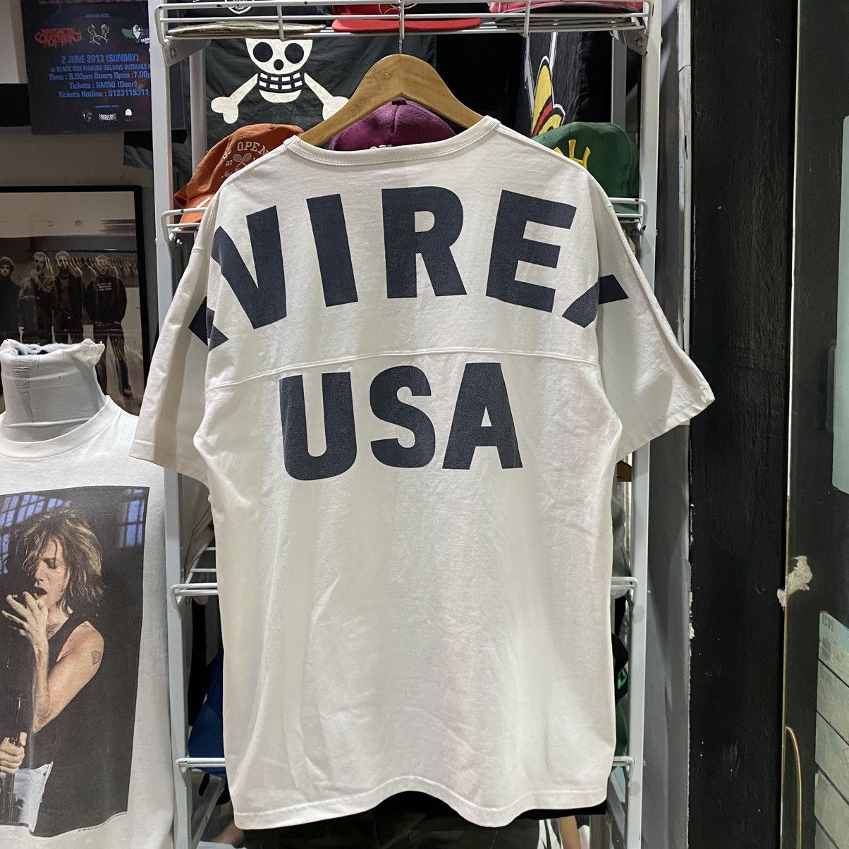 Avirex × Vintage Vintage AVIREX USA Military American Style T-Shirts Size US XL / EU 56 / 4 - 1 Thumbnail