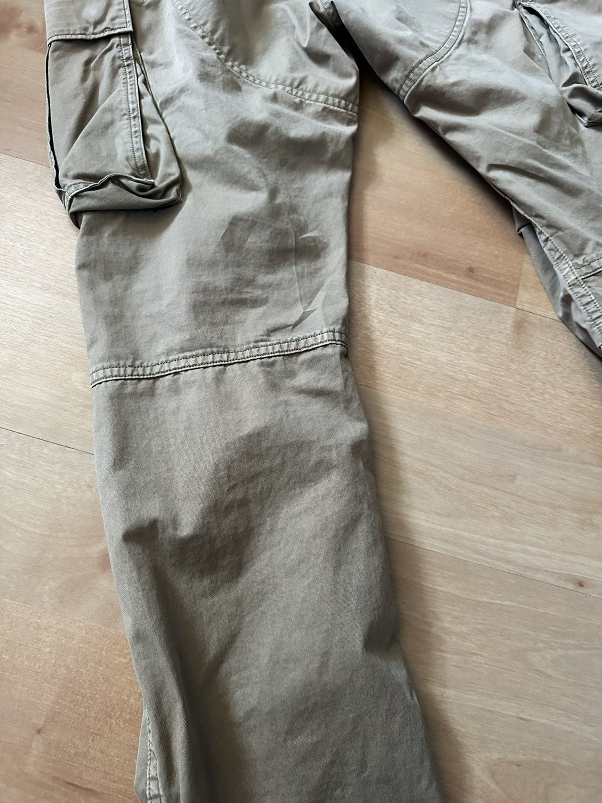 RRL Ralph Lauren RRL khaki cargo military pant Size US 29 - 10 Thumbnail