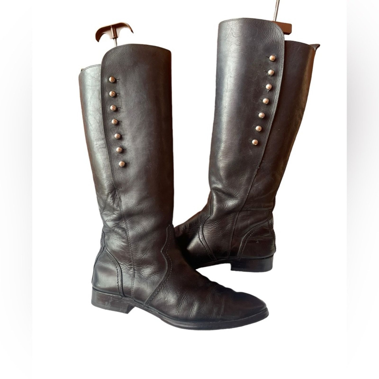 Lucchese Spirit By Lucchese Annie Riding Boot Leather Sz:9 Size US 11 / IT 41 - 3 Thumbnail