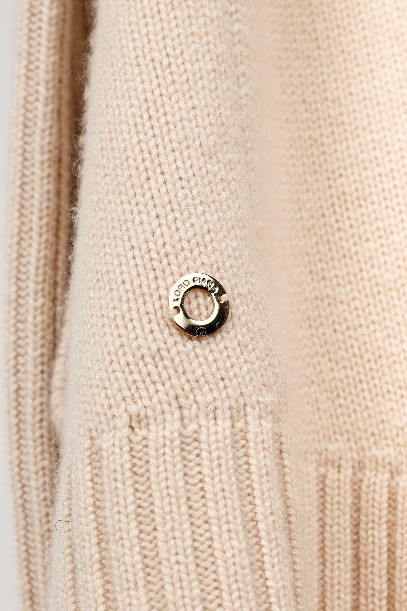 Loro Piana Loro Piana Cream Cashmere Open-Front Shawl Cardigan Size S / US 4 / IT 40 - 7 Thumbnail