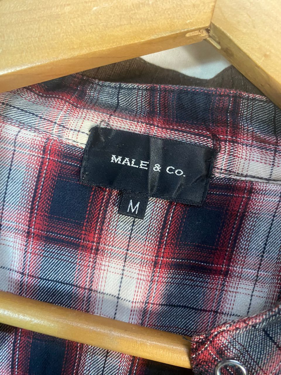 Japanese Brand Male&co double half snap button long sleeve shirt Size US S / EU 44-46 / 1 - 6 Thumbnail