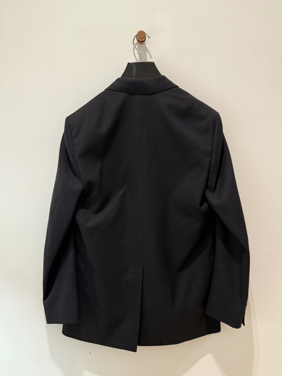Celine × Hedi Slimane Black Boxy Blazer Jacket in Wool Gabardine Sz 44 Size 44R - 5 Thumbnail