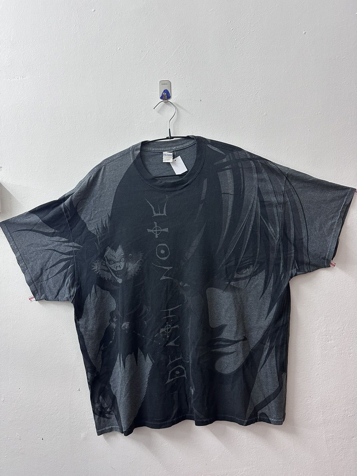 Anime × Vintage Super Rare! Vintage Y2K Deathnote AOP Ryuk and L tee Size US XXL / EU 58 / 5 - 1 Thumbnail
