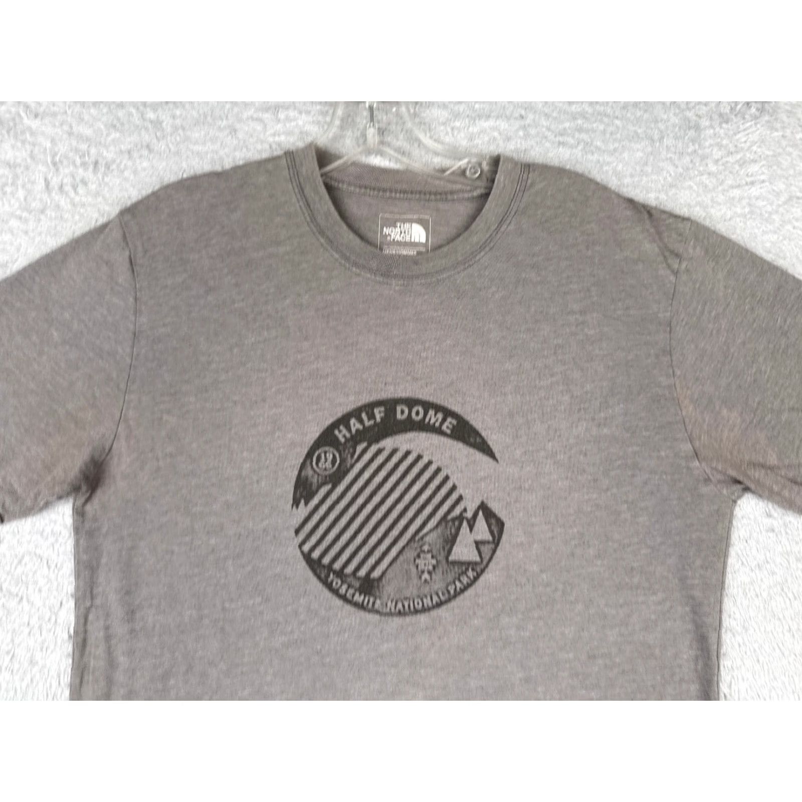 The North Face VINTAGE The North Face Shirt Men S Gray Yosemite National Park Cotton Blend Logo Tee Short Sleeve Crew Neck All Seasons Men’s T-Shirt 90s Era Style Size US S / EU 44-46 / 1 - 4 Thumbnail