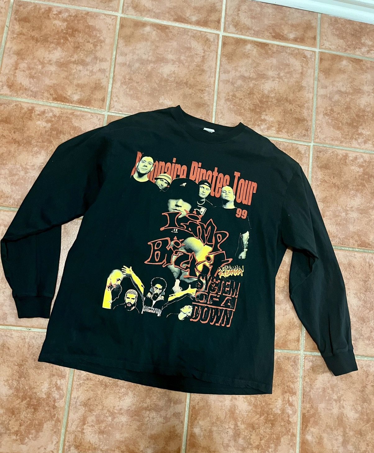 Vintage Vintage 1999 Limp Bizkit System Of A Down Billionaire Pirate Size US XL / EU 56 / 4 - 2 Thumbnail