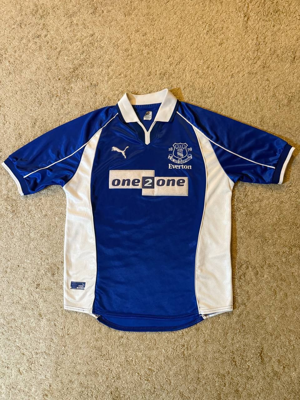 Puma Vintage PUMA Everton FC 2000-2002 Home Jersey Size US M / EU 48-50 / 2 - 1 Thumbnail