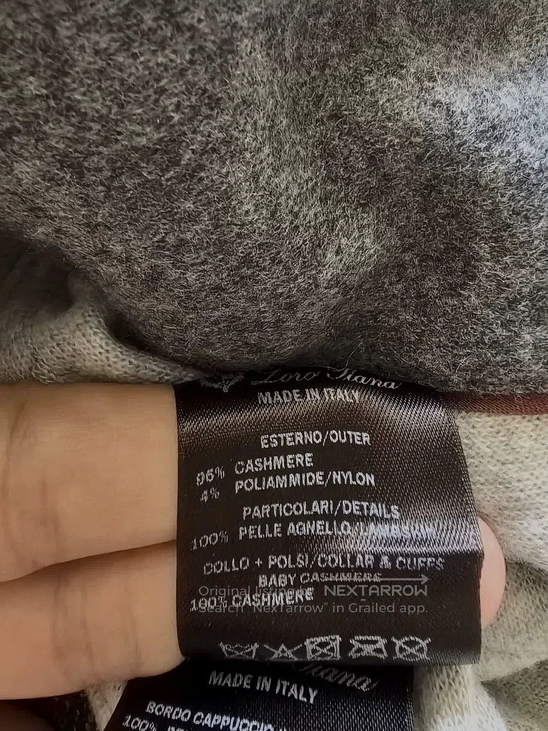 Loro Piana Loro Piana Women's smoke gray cashmere version classic coa Size M / US 6-8 / IT 42-44 - 9 Thumbnail