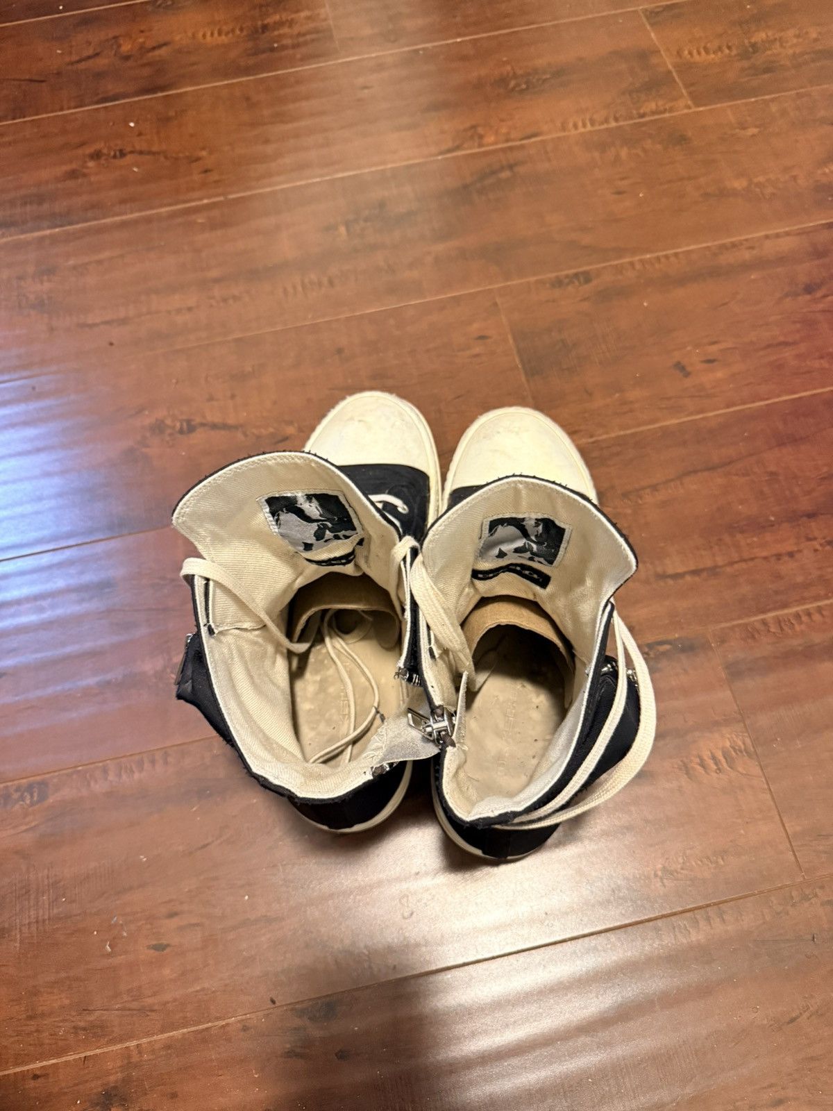 Rick Owens Drkshdw Rick Owens Cargo High top Ramones Size US 10.5 / EU 43-44 - 6 Thumbnail