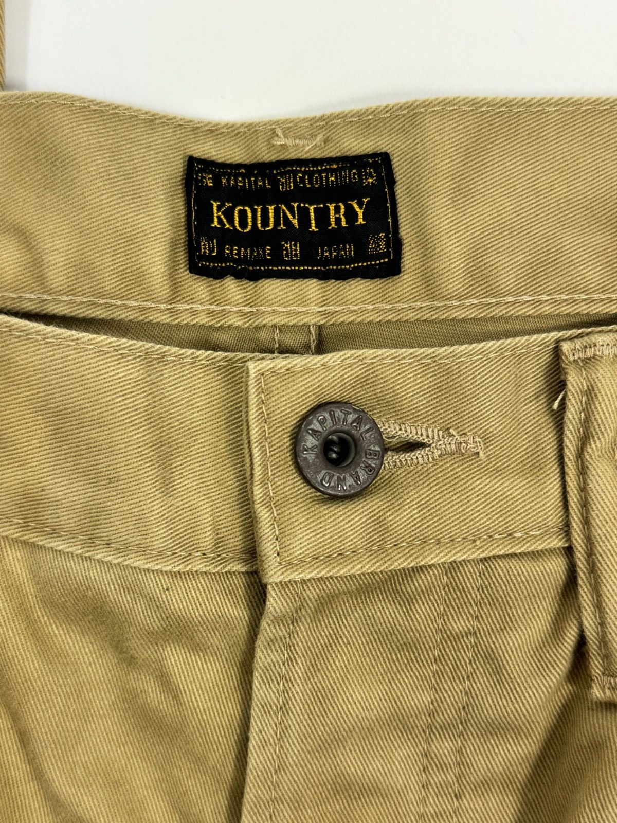 Kapital KAPITAL BONE STICH DENIM TROUSERS FITS W34 Size US 36 / EU 52 - 6 Thumbnail