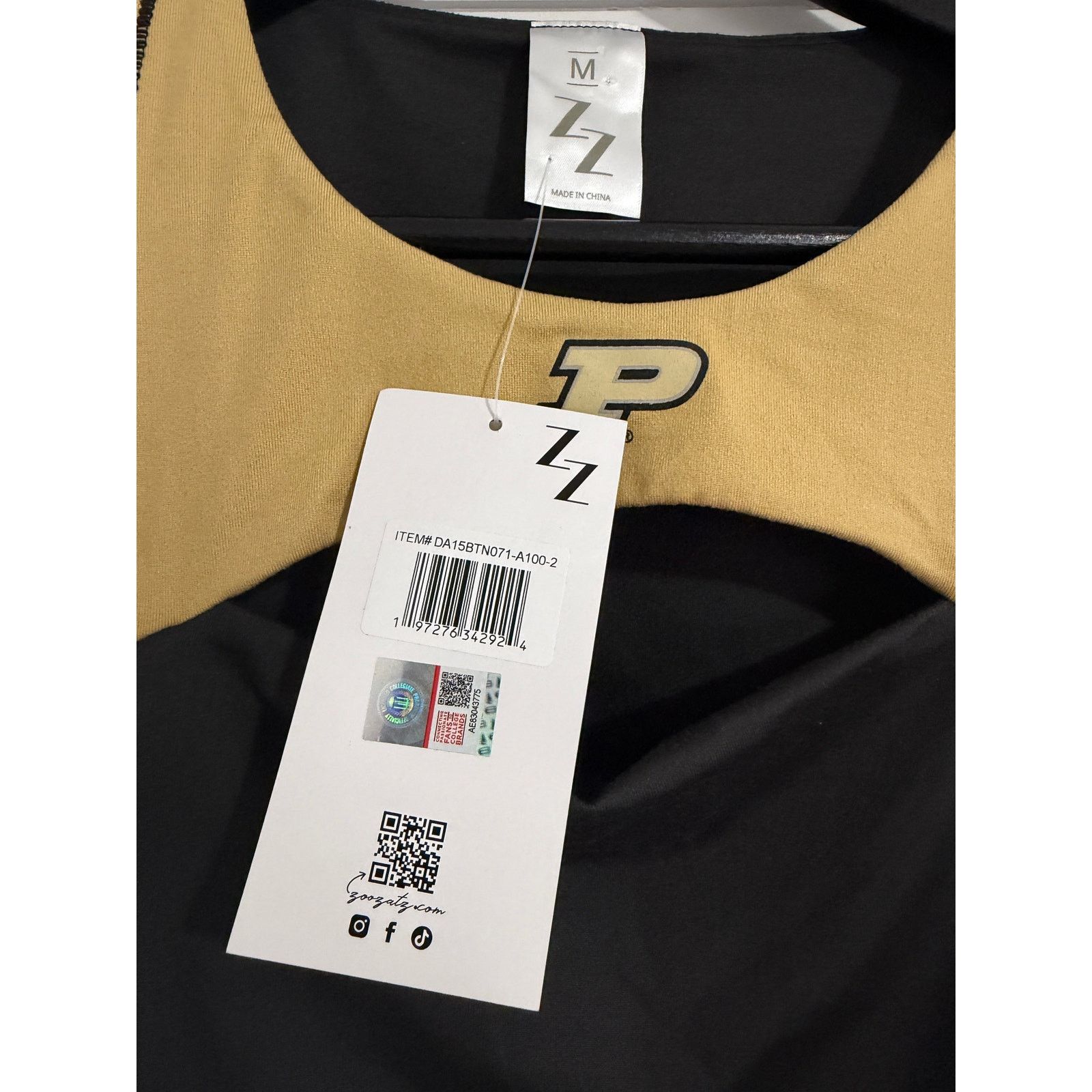 NCAA NWT Purdue Boilermakers Cropped Tank Top Size M Size M / US 6-8 / IT 42-44 - 4 Thumbnail