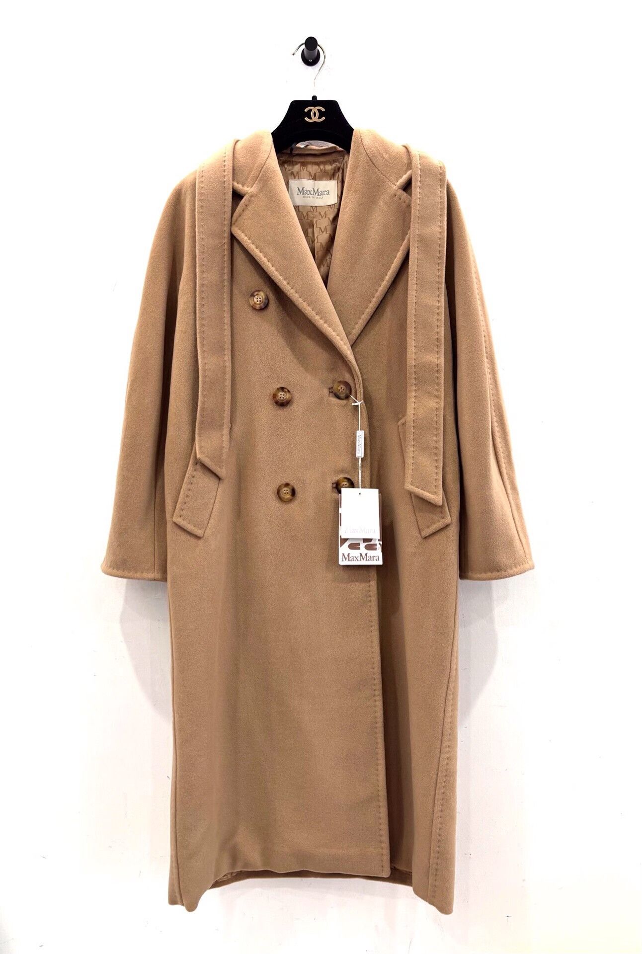 Max Mara MaxMara 101801 Women's Camel Wool Coat Size XXS / US 00 / IT 34 - 1 Thumbnail