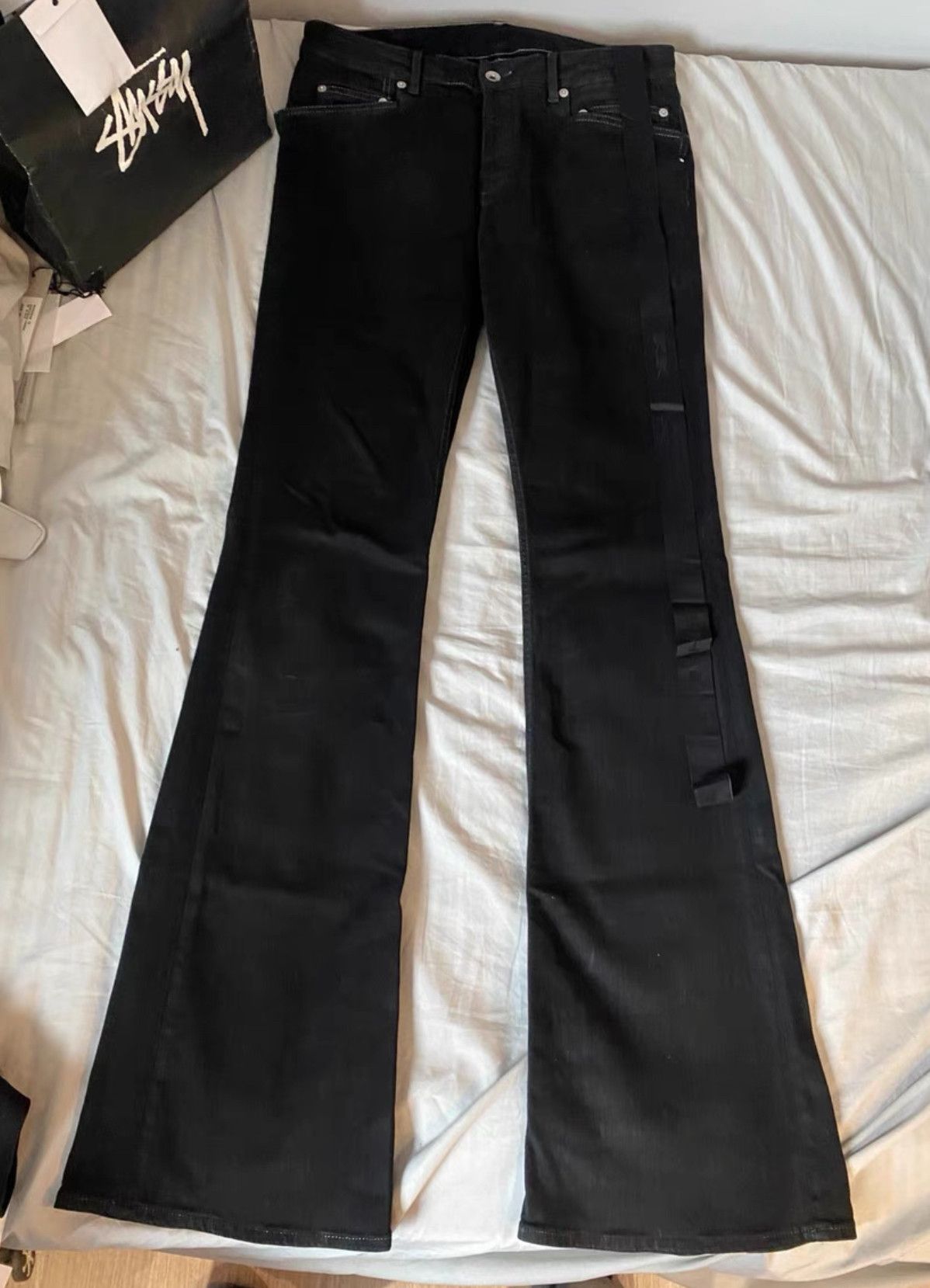 Rick Owens Rick Owens Tyrone Bootcut Flared Denim Jeans Size US 33 - 1 Thumbnail