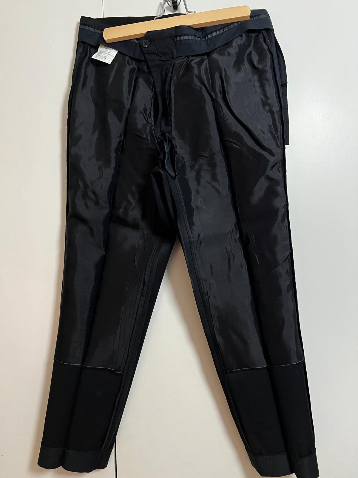 Versace Versace Black Wool Tuxedo Size 48R - 15 Thumbnail