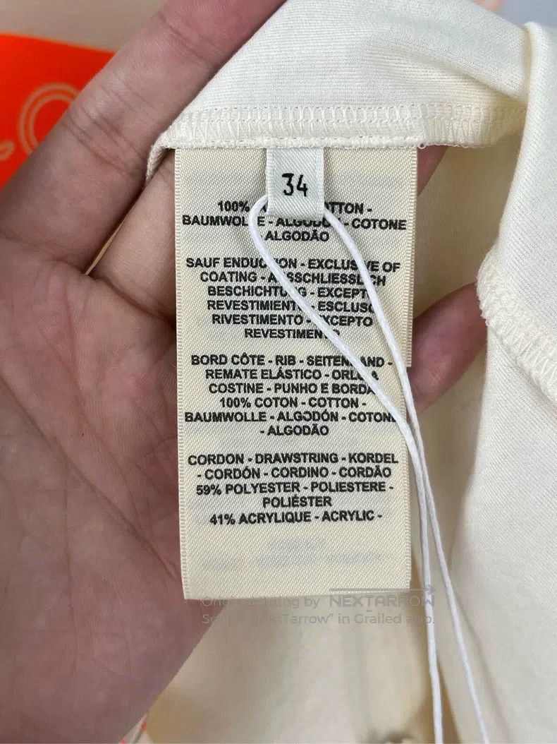 Hermes Hermes Beige Printed Hooded Long Sleeve Dress Size XXS / US 00 / IT 34 - 5 Thumbnail