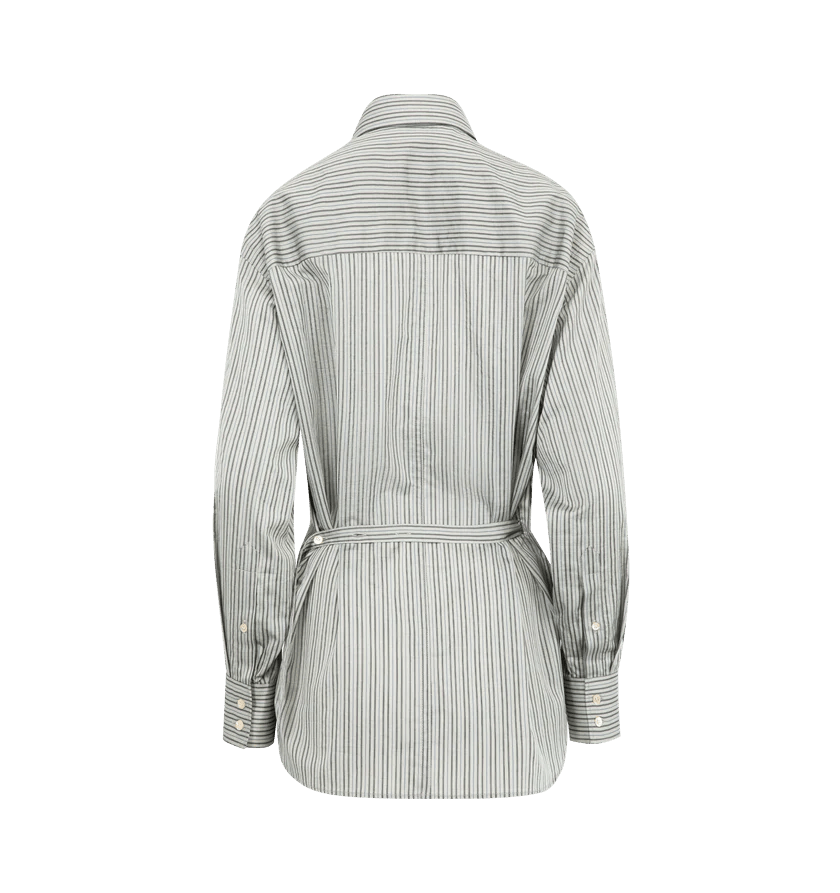 Isabel Marant o1h1sh11225 Aurora Shirt in Grey Size XS / US 0-2 / IT 36-38 - 2 Thumbnail