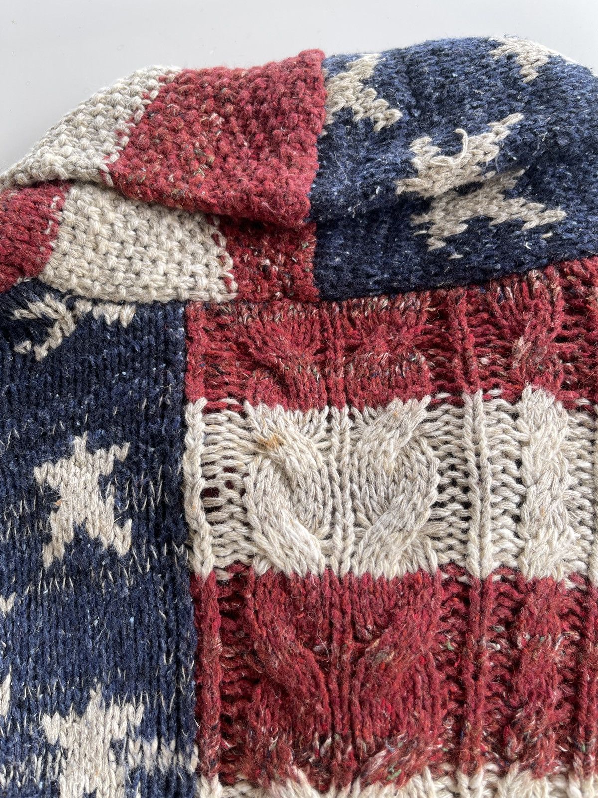 Denim & Supply Ralph Lauren Ralph Lauren American Flag Cardigan Knit Sweater Size US XS / EU 42 / 0 - 8 Thumbnail