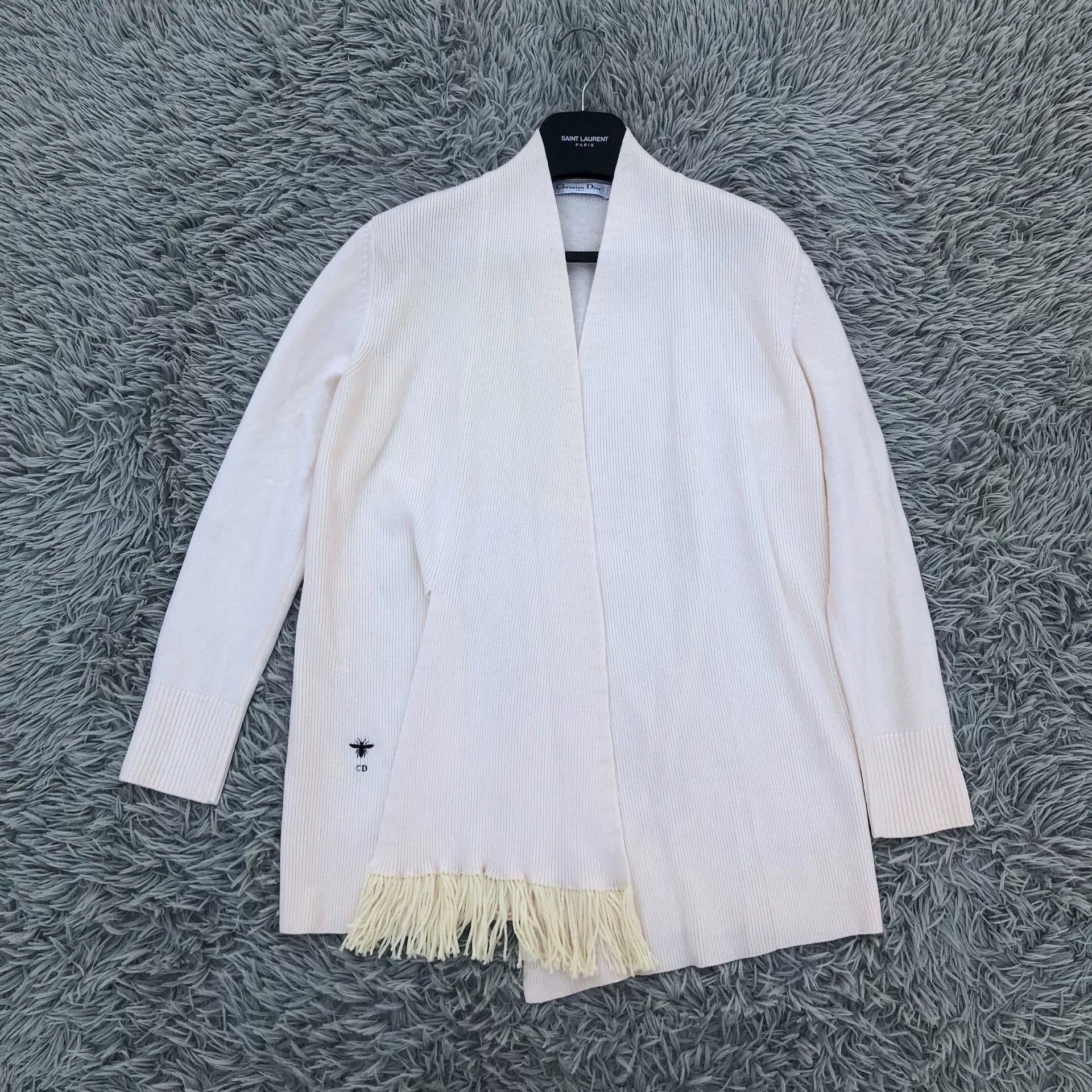 Dior Dior Fringed Cardigan Jacket in Orange Size US S / EU 44-46 / 1 - 1 Thumbnail