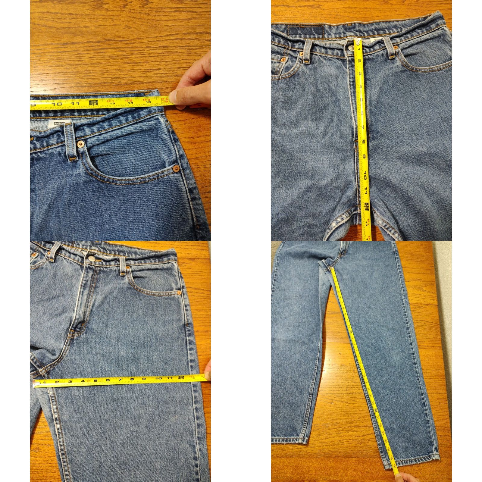 Levi's VINTAGE Levi's Jeans Womens 12 Straight Leg 560 High Rise Loose Fit 31 Inseam Blue 100% Cotton Denim 5-Pocket Regular Inseam 31 Mens Womens Size 34" / US 12 / IT 48 - 9 Thumbnail