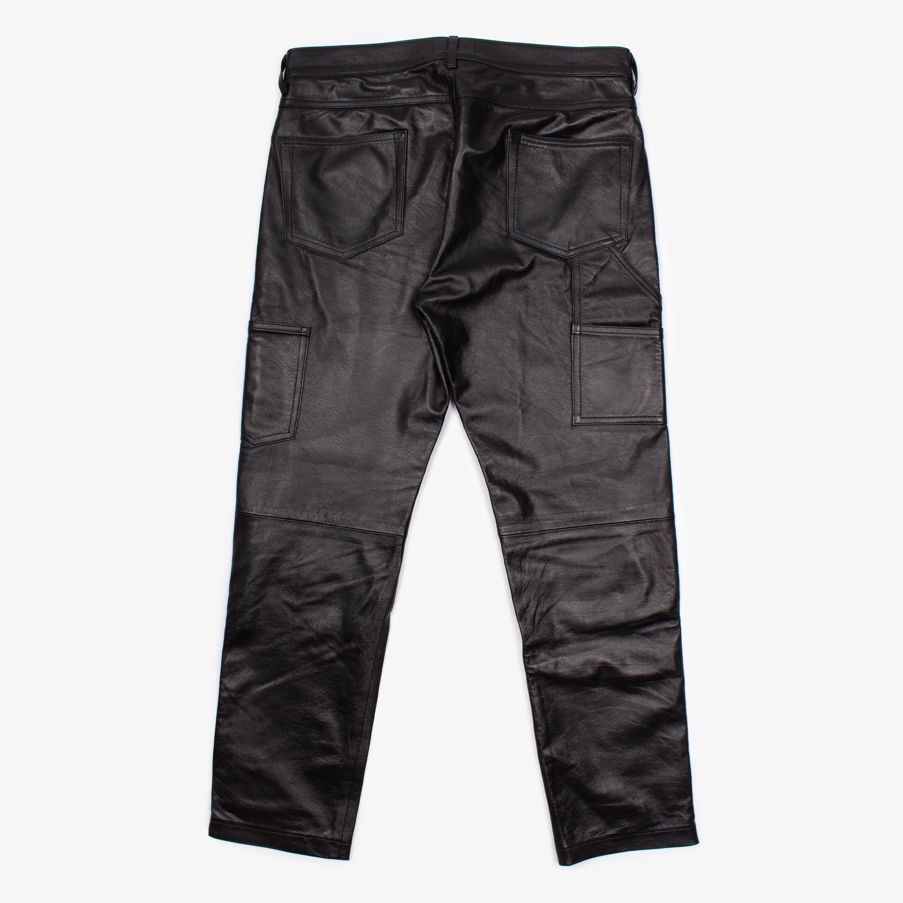 Enfants Riches Deprimes ERD DOUBLE KNEE LEATHER CARPENTER PANT Size US 34 / EU 50 - 3 Thumbnail