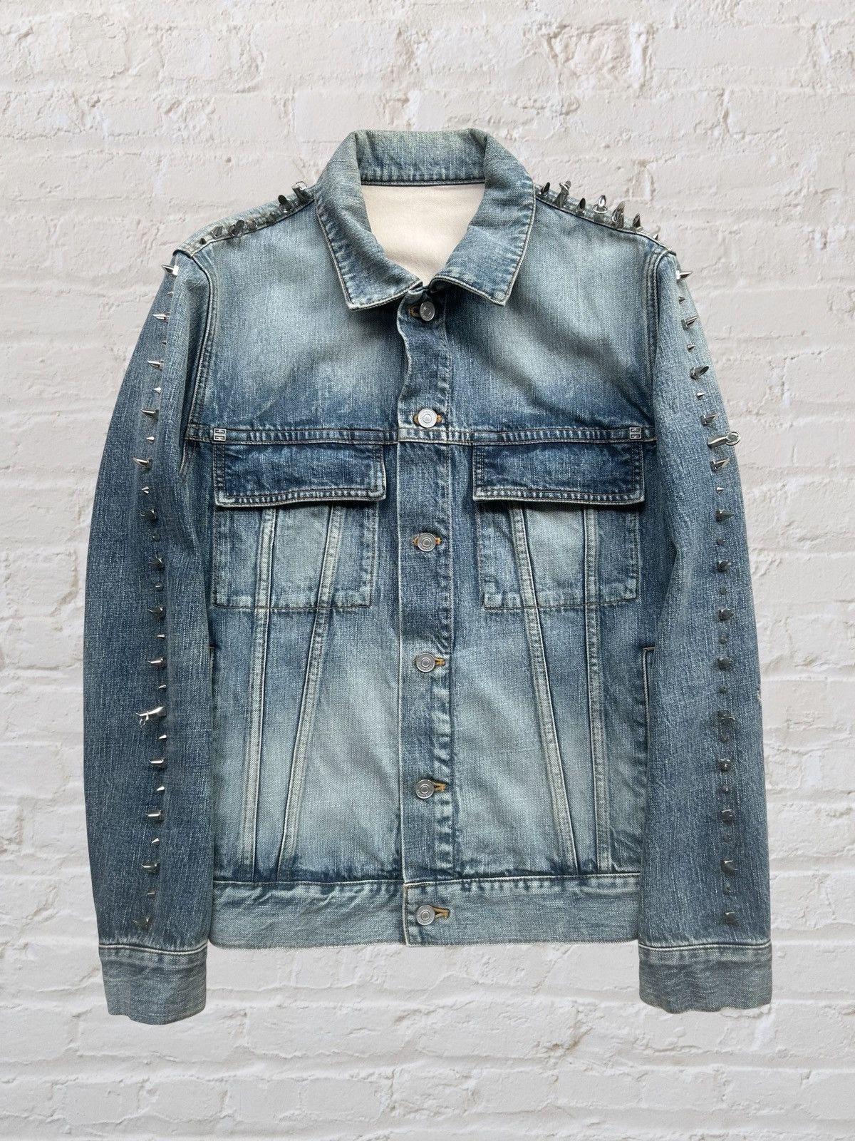Givenchy GIVENCHY Studded Denim Jacket by Matthew M. Williams S Size US S / EU 44-46 / 1 - 1 Thumbnail