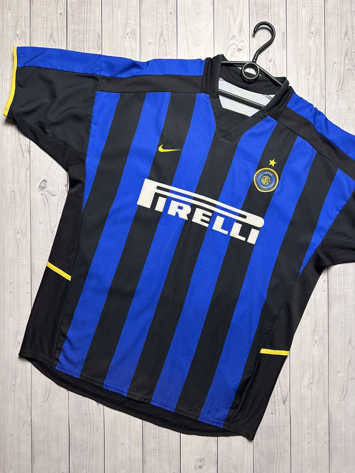 Vintage Nike Inter Milan soccer jersey Pirelli size XL