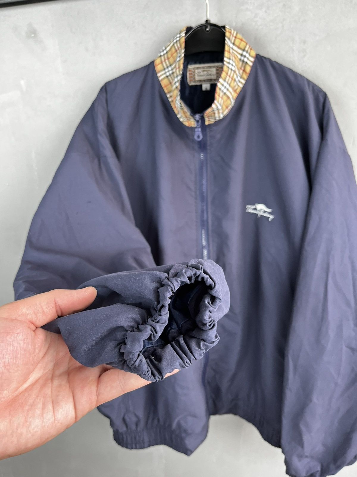 Burberry × Vintage Thomas Burberry bomber jacket vintage Size US XL / EU 56 / 4 - 4 Thumbnail