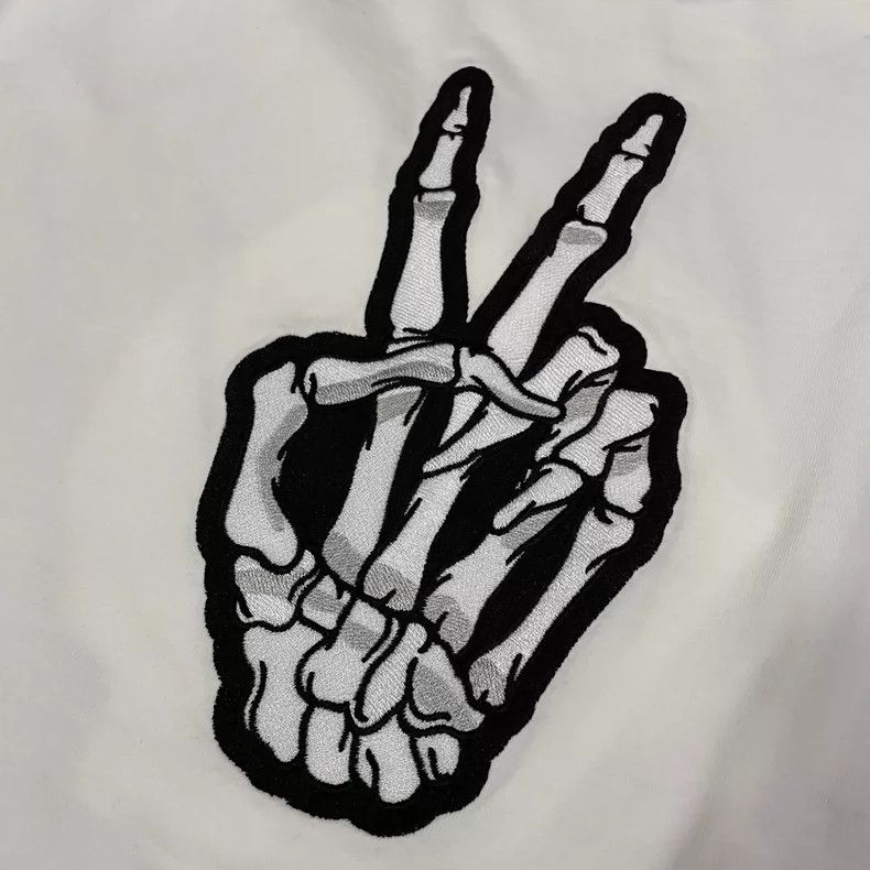 Balenciaga Balenciaga SS21 Drip Peace Large Fit melts smiley face pri Size US XS / EU 42 / 0 - 4 Thumbnail