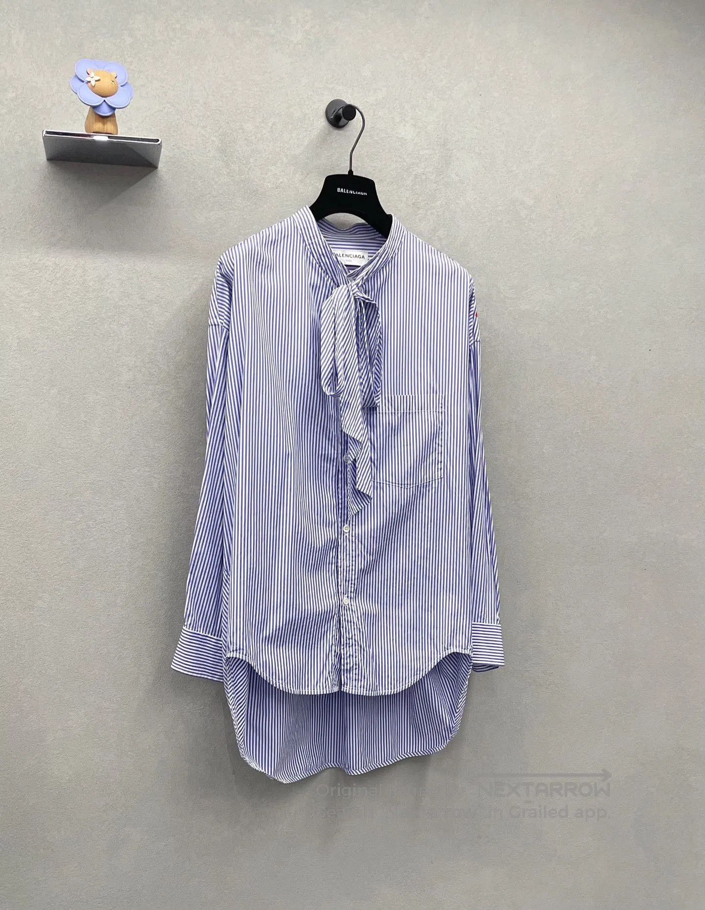 Balenciaga Balenciaga Blue Striped Shirt. Size US M / EU 48-50 / 2 - 3 Thumbnail