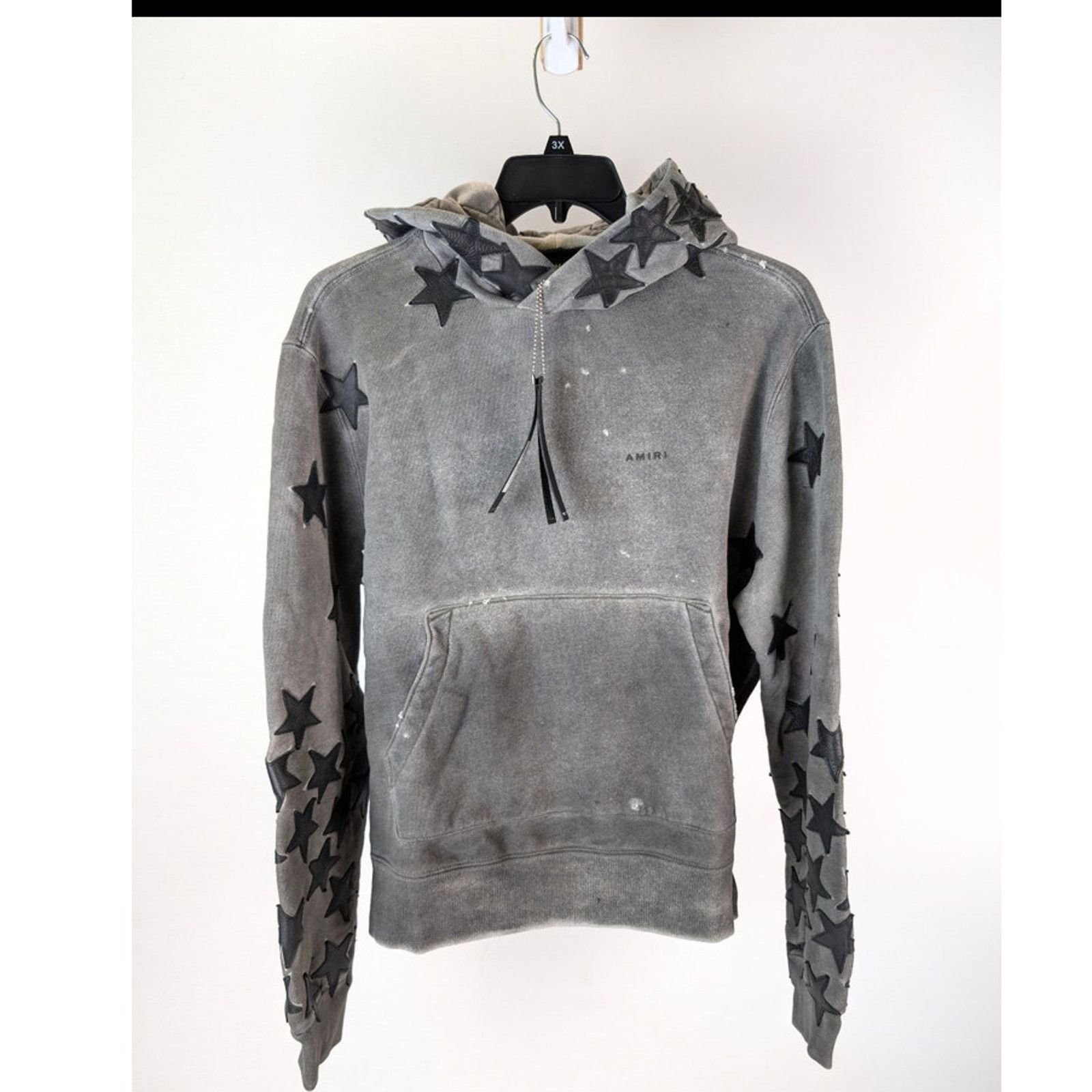 Amiri o1rshd1 Chemist Star Hoodie Heather in Grey Size US XL / EU 56 / 4 - 2 Thumbnail