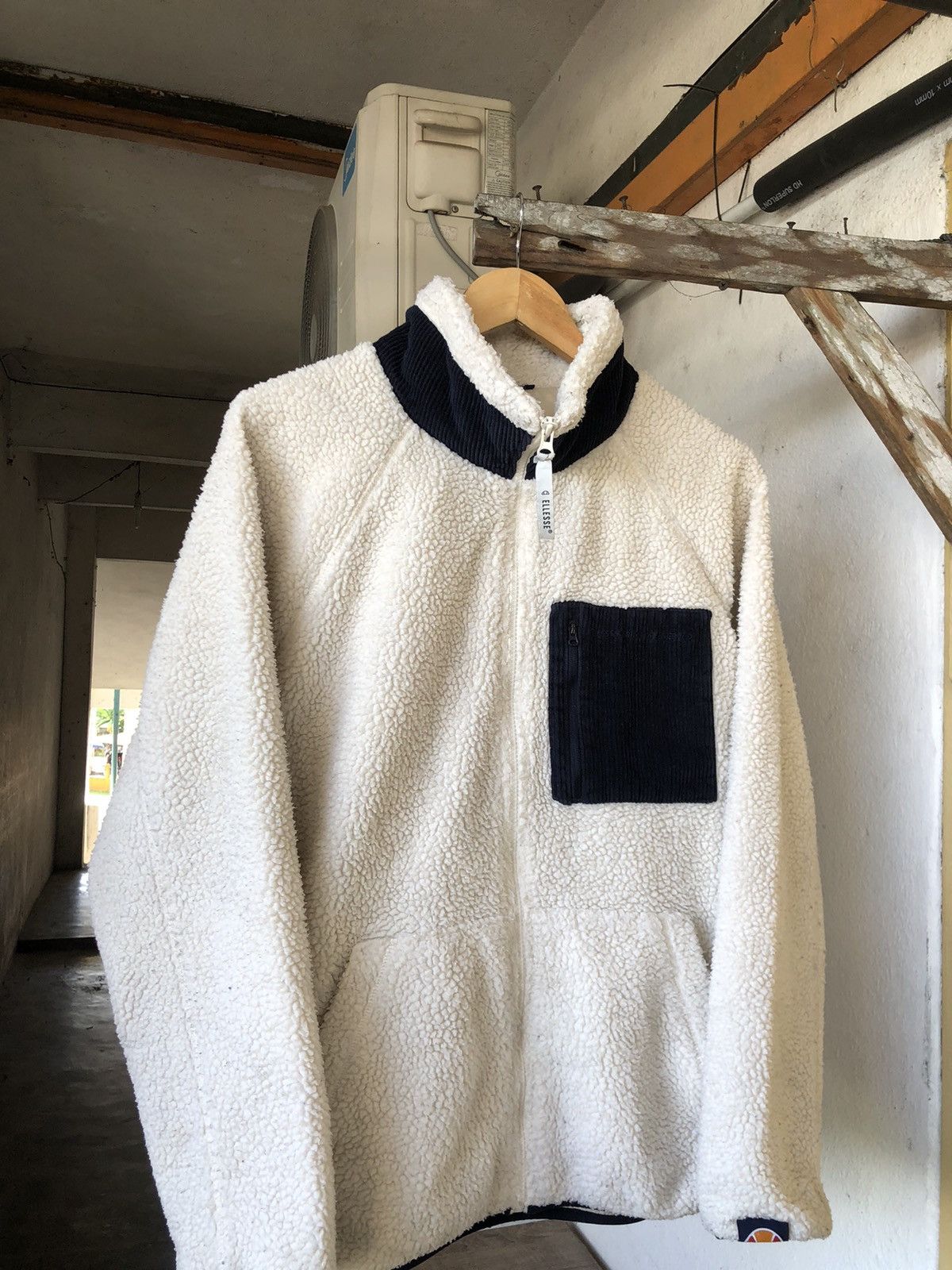 Ellesse Ellesse Sport Fleece Sherpa Zipper Jacket Like Patagonia Size US M / EU 48-50 / 2 - 4 Thumbnail