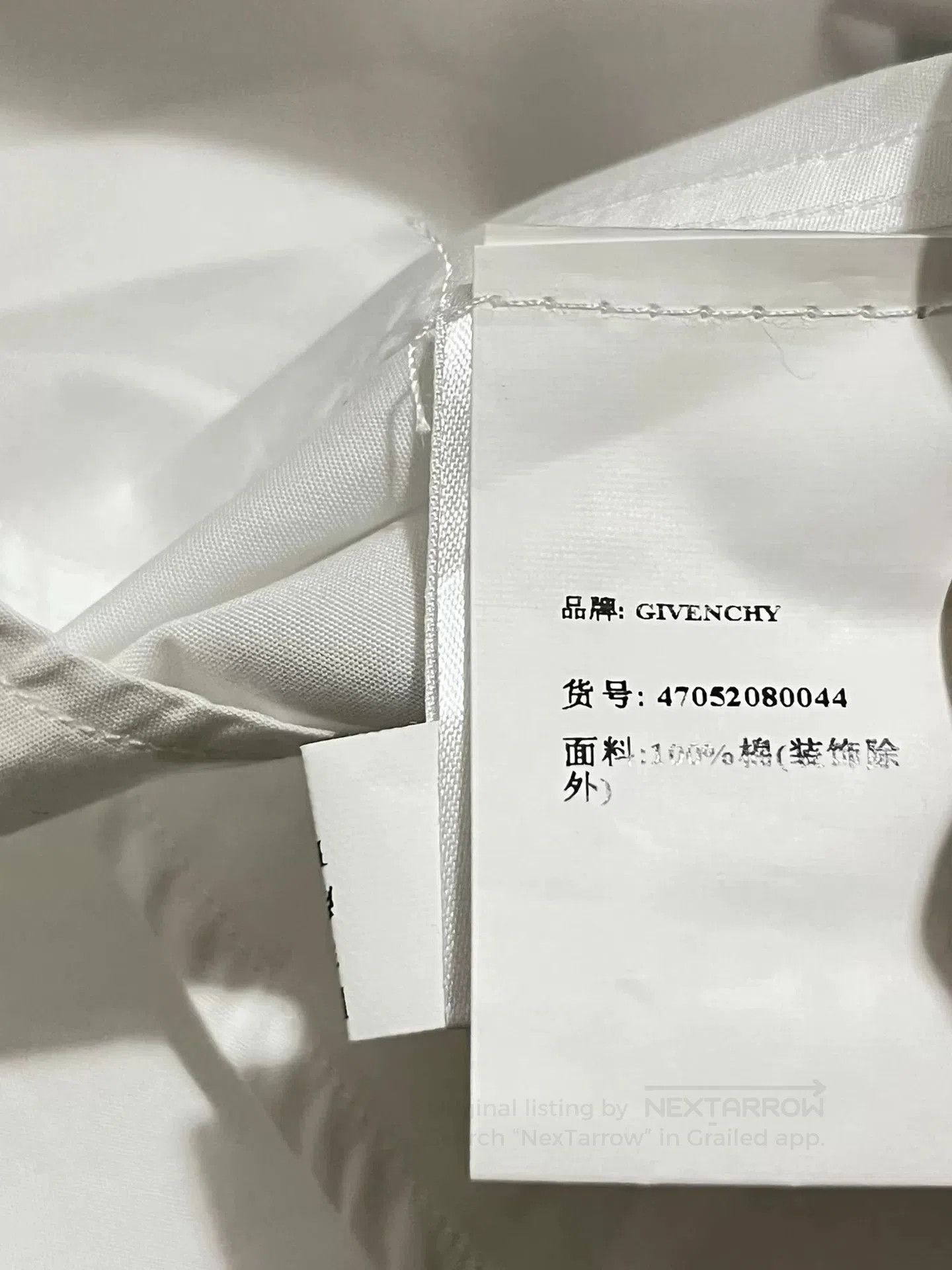 Givenchy Givenchy Men's White Long-sleeve Shirt. Size US M / EU 48-50 / 2 - 7 Thumbnail