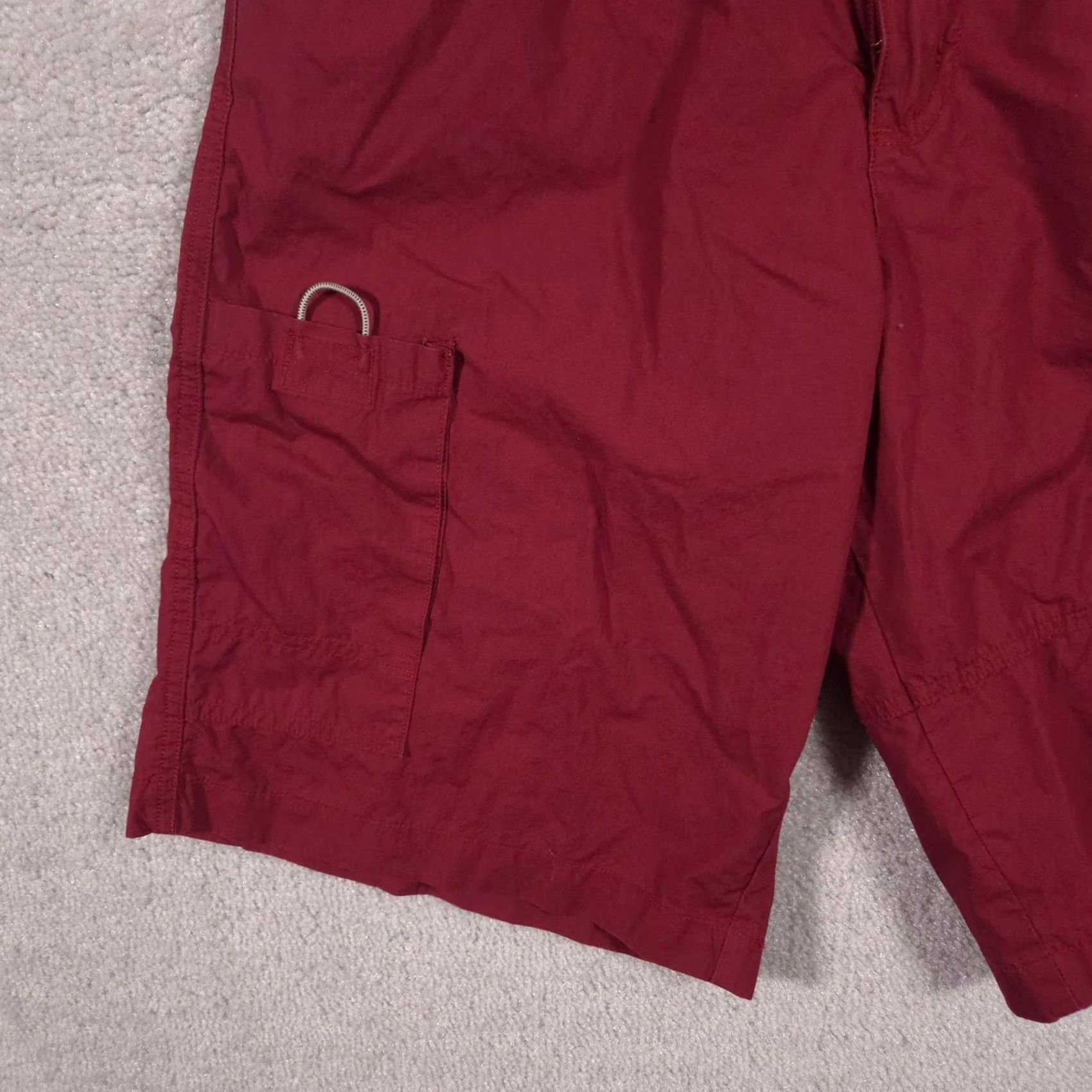 Vintage Arizona Jean Co Cargo Shorts Mens 32 Red Canvas Adjustable Waist Pockets Cargo Shorts Mens Red Canvas Adjustable Waist Pockets Size US 32 / EU 48 - 3 Thumbnail
