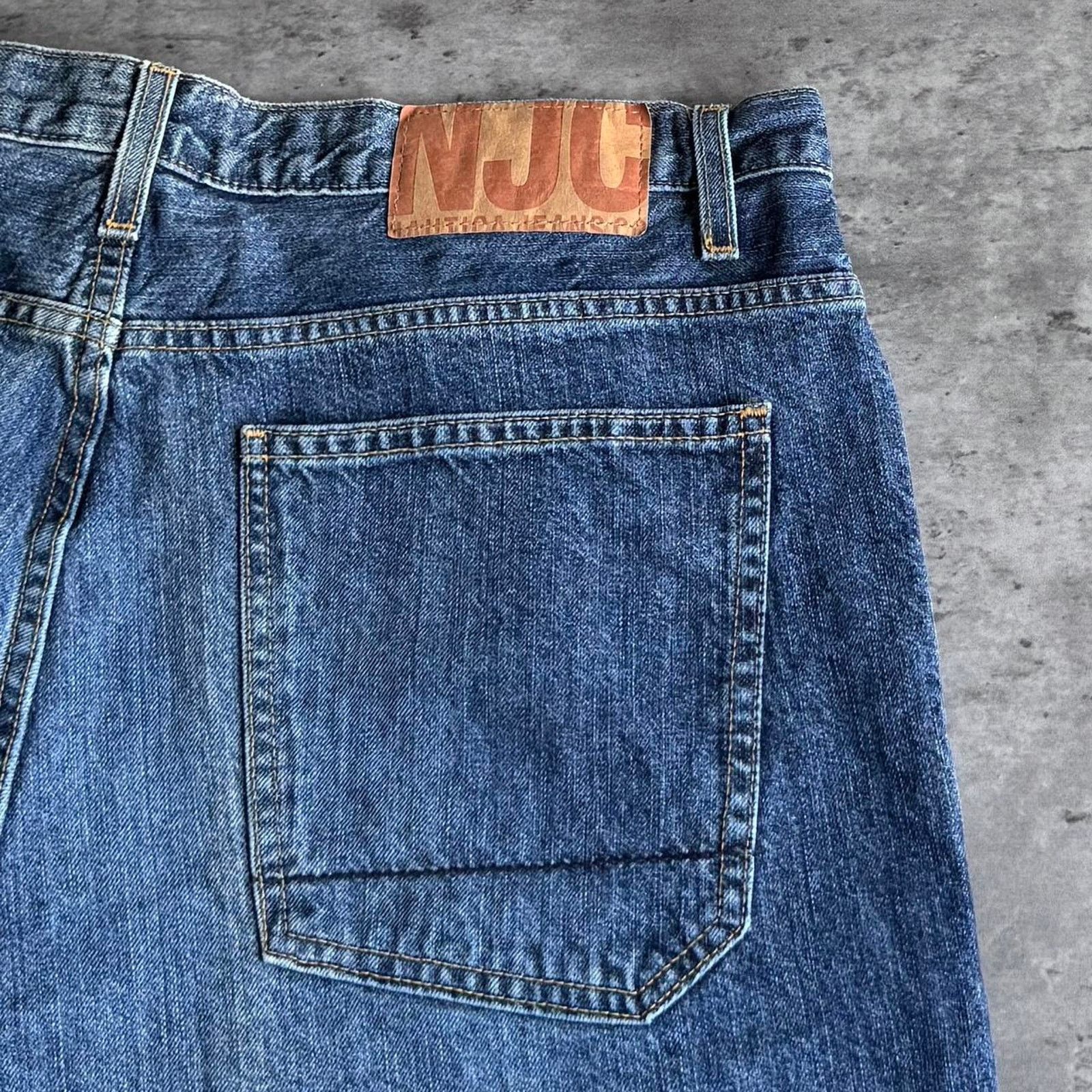 Japanese Brand × Nautica Vintage Y2K Nautica Embroidered Grunge Opium Denim Jeans Size US 36 / EU 52 - 3 Thumbnail