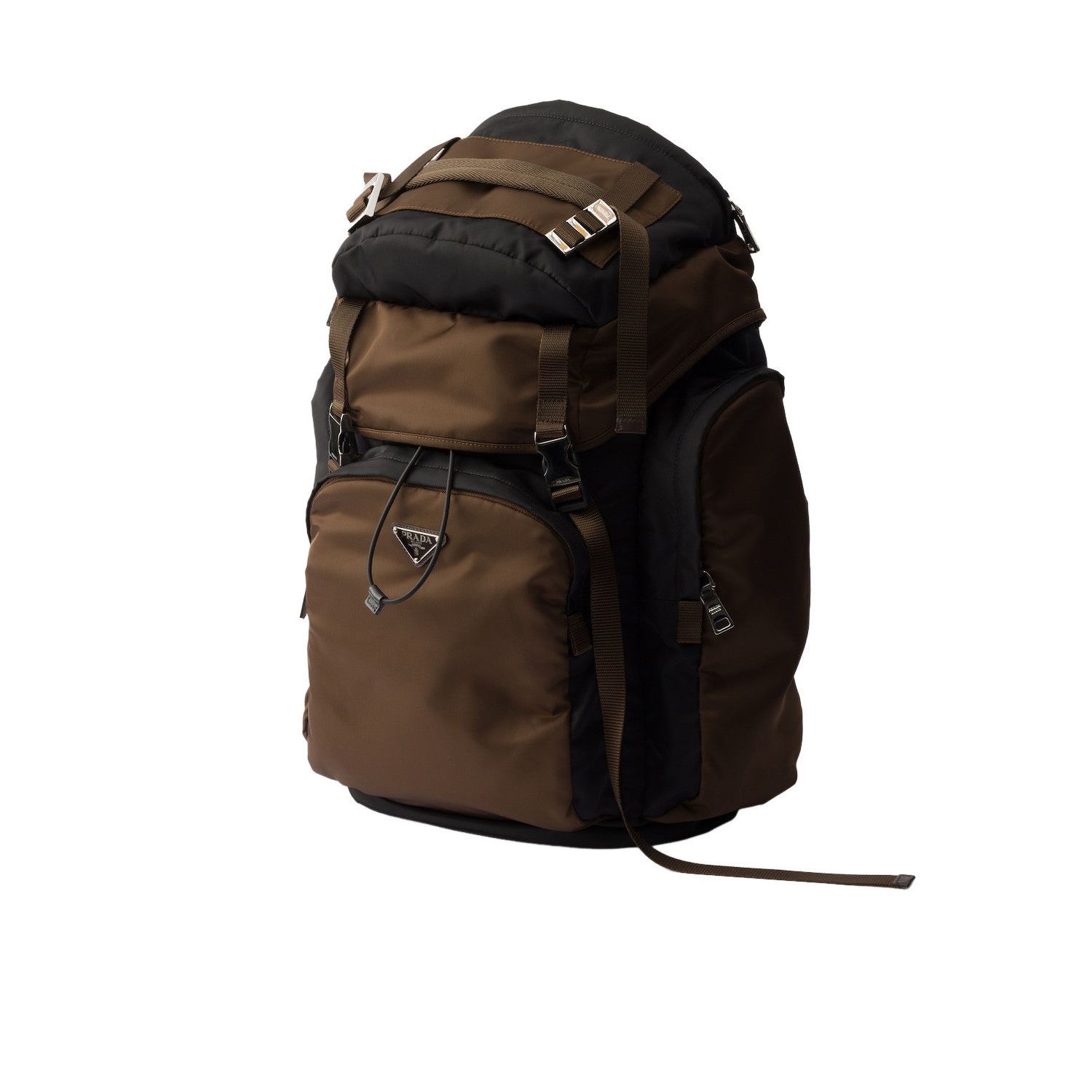 Prada PRADA $4500 Black/Burnt Backpack New & Authentic Size ONE SIZE - 2 Thumbnail
