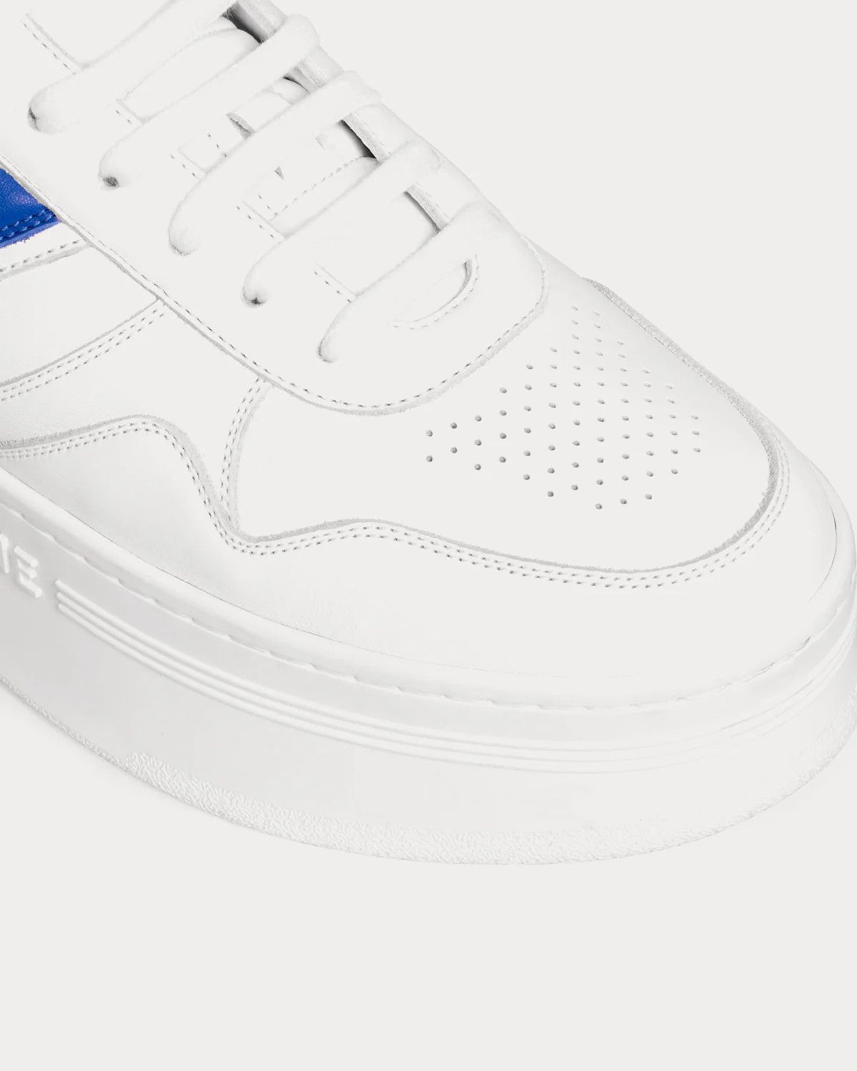Celine o1bcso1str0625 346163338C Mid-Top Sneakers Optic White/Blue Size US 6 / IT 36 - 4 Thumbnail