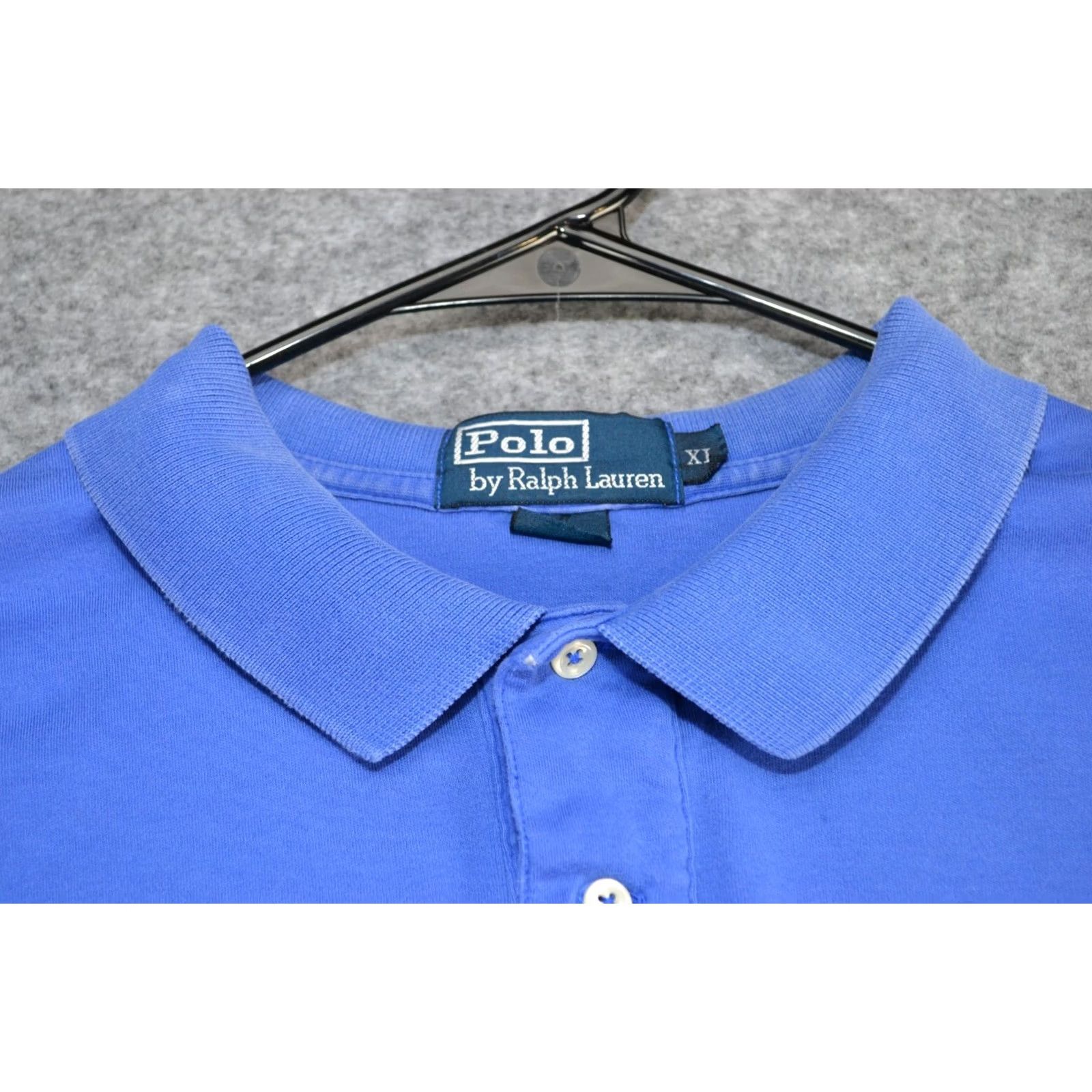 Polo Ralph Lauren VINTAGE Polo Ralph Lauren Polo Shirt XL Blue Cotton Pony Golf Performance Mens Size US XL / EU 56 / 4 - 5 Thumbnail