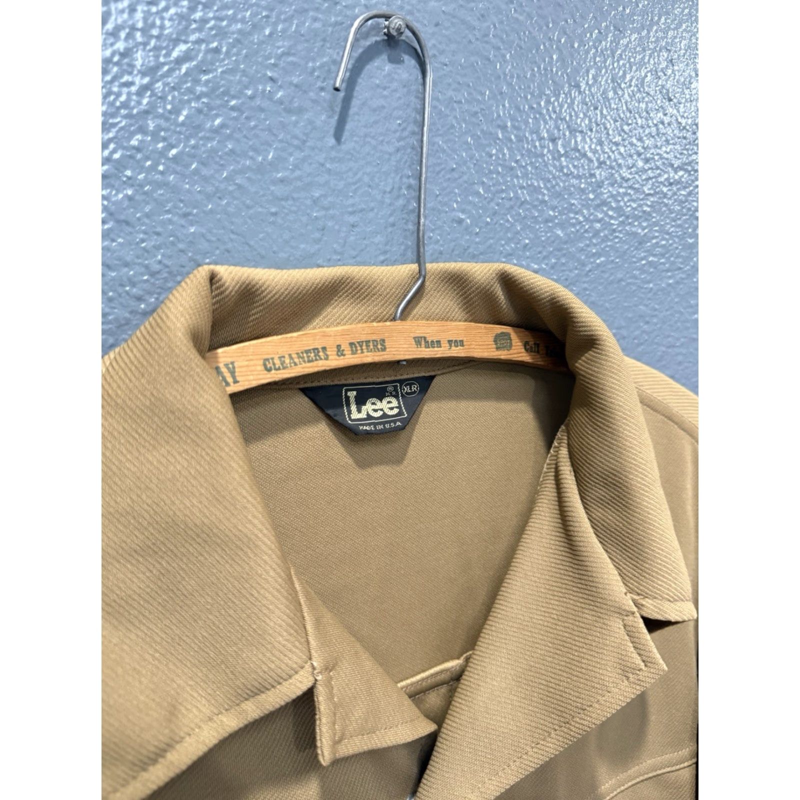Lee VINTAGE Lee Western Heavyweight Polyester Khaki Pearl Snap Shirt XL Men Beige Long Sleeve Button-Up Size XL Size US XL / EU 56 / 4 - 2 Thumbnail