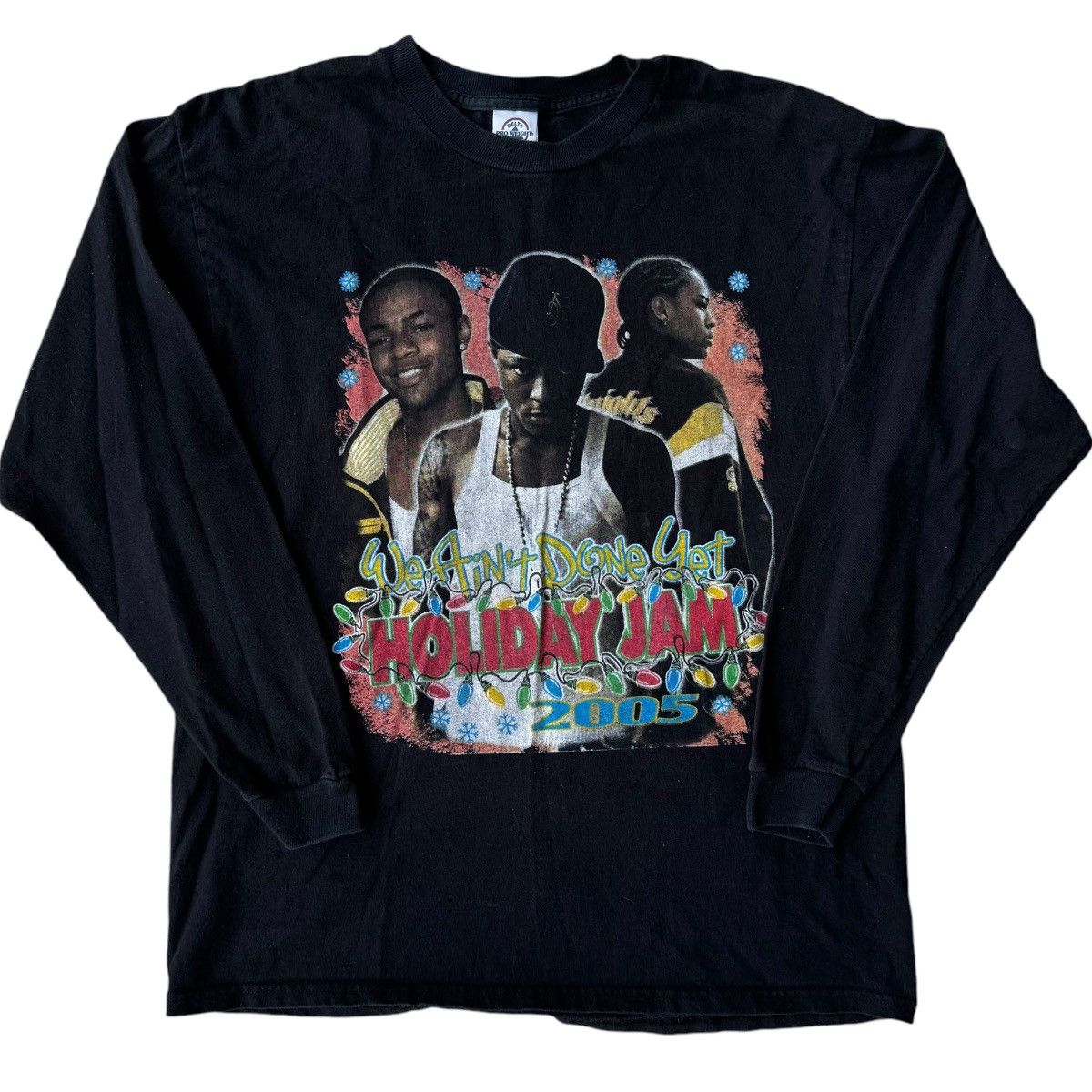 Rap Tees × Vintage 2005 We Ain’t Done Yet Holiday Jam Rap Tee Vintage Bow Wow Size US L / EU 52-54 / 3 - 3 Thumbnail