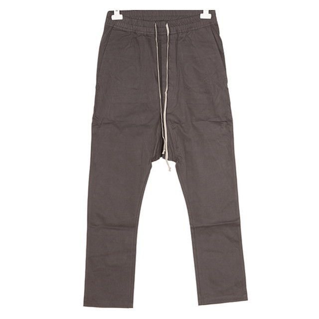 FW16 DRKSHDW Drawstring Long Pants Moleskin Dark Dust