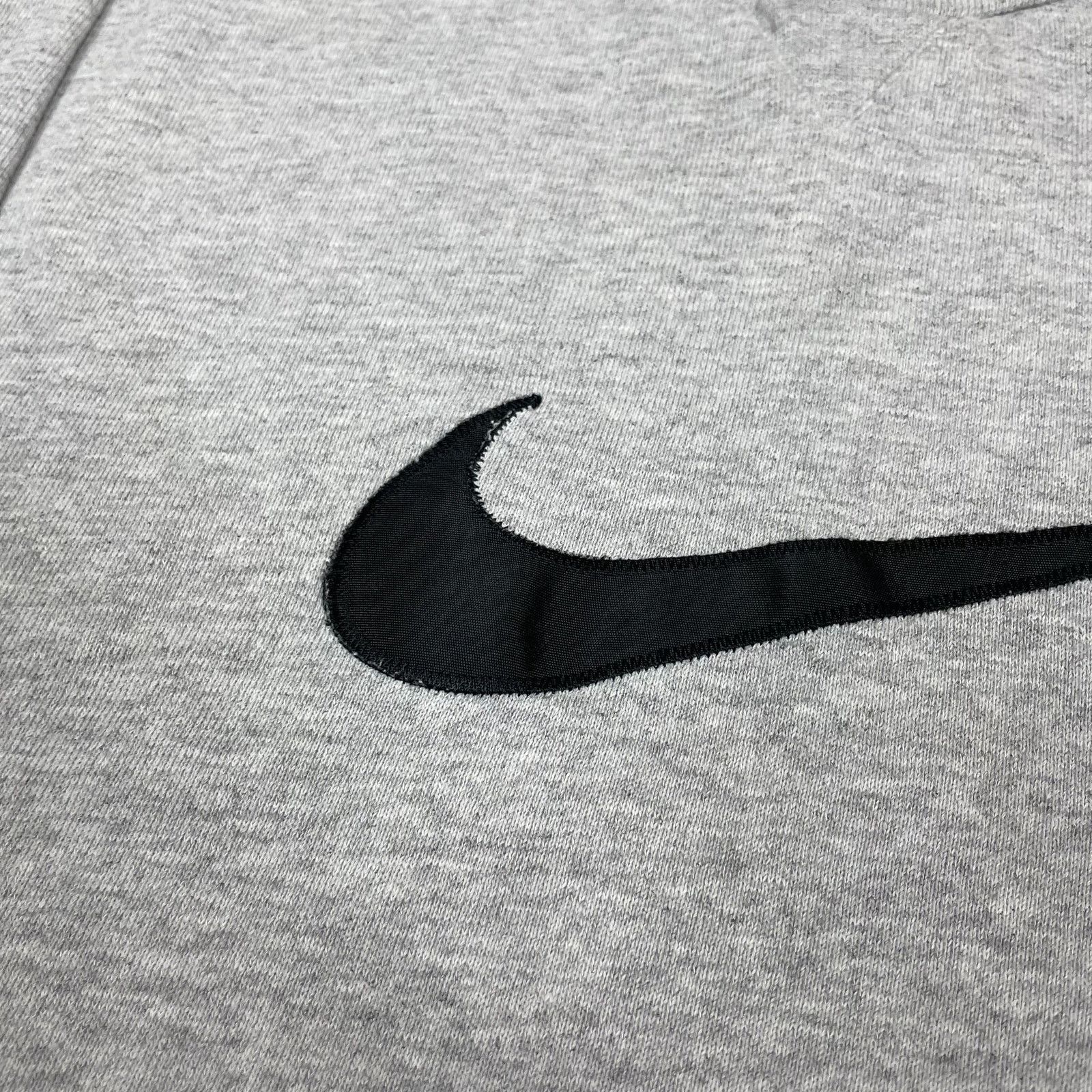 Nike × Vintage Vintage Nike Men's Gray Swoosh Pullover Fleece Sweatshirt S Size US S / EU 44-46 / 1 - 3 Thumbnail